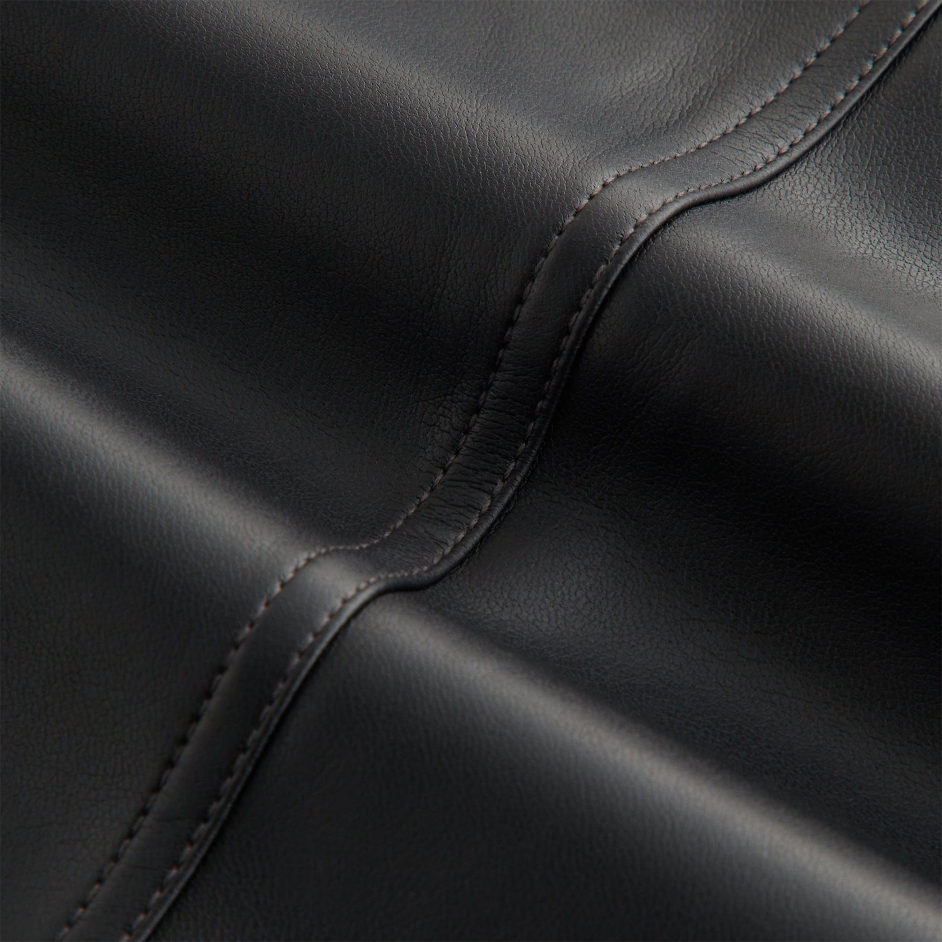 Kith Women Nita Faux Leather Zip Long Sleeve - Black - PH