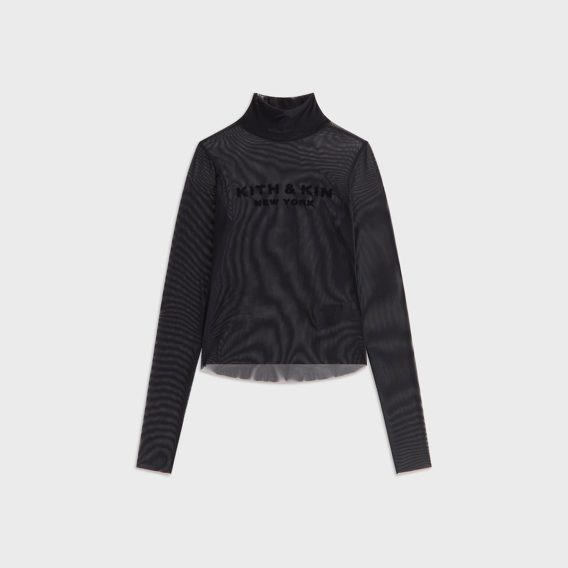 Kith Women Amina Mesh Turtleneck - Black - PH
