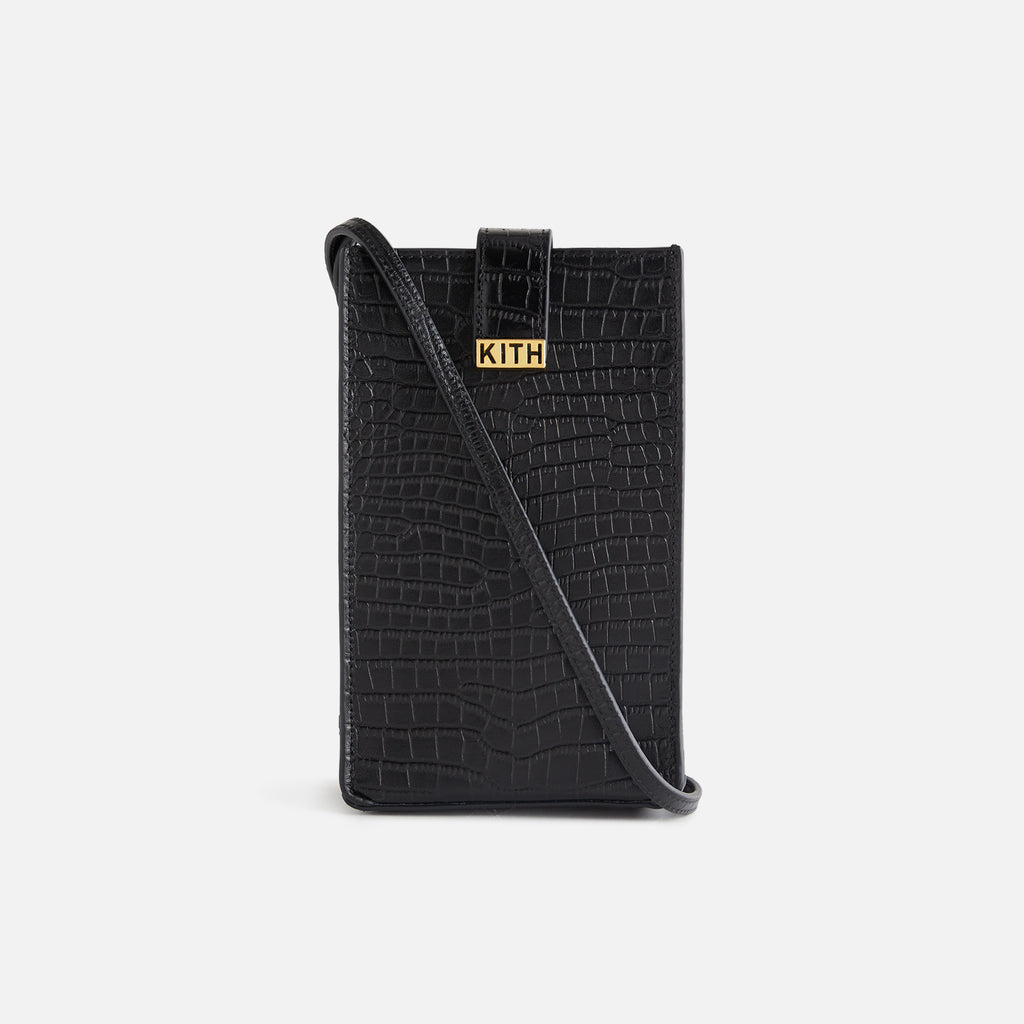 Kith Women Monogram Mini Document Bag - Black