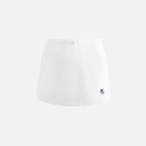 UrlfreezeShops Women Lowen Nylon Track Skirt - White