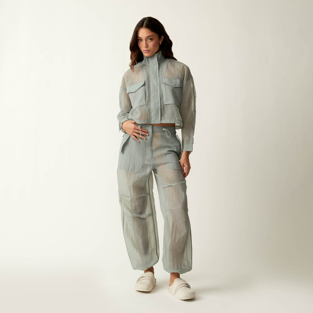 Kith Women Nuru Sheer Parachute Pant - Culver