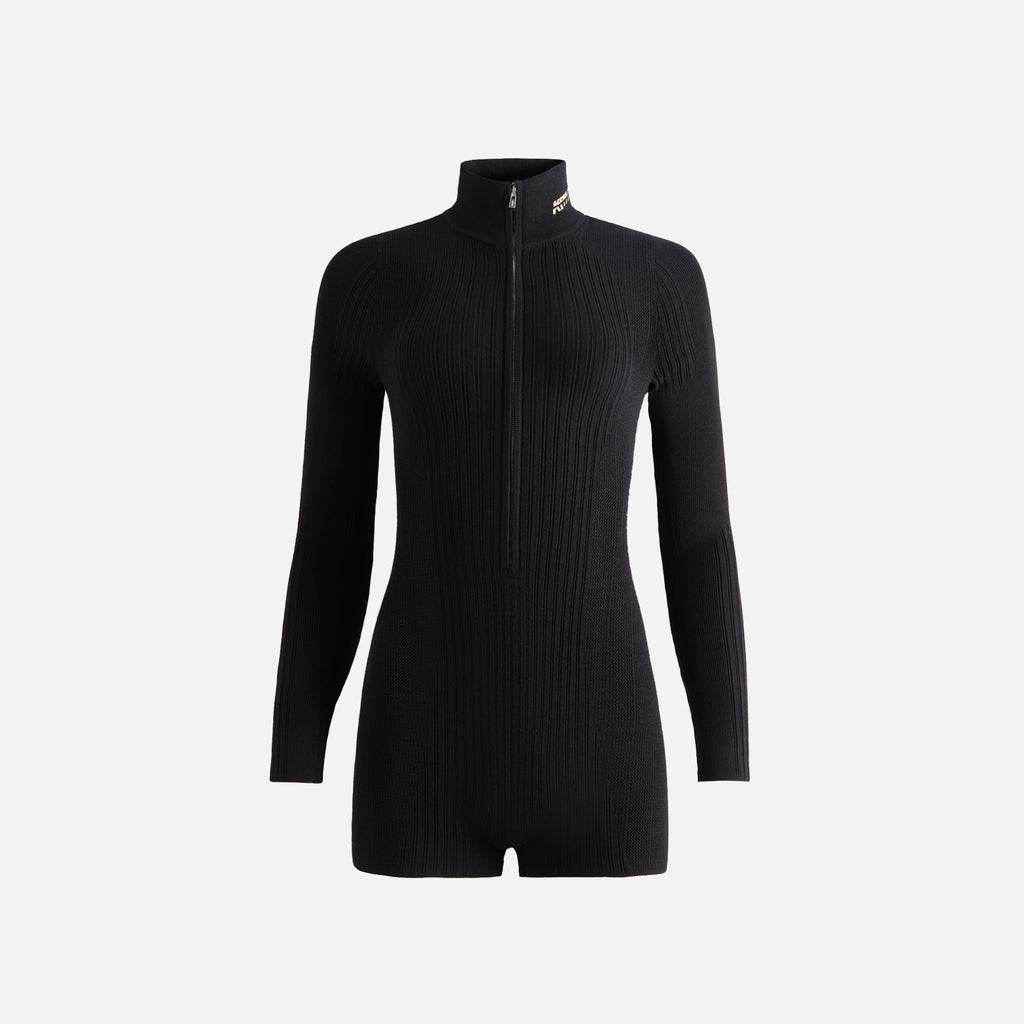 Kith Women Samara Zip Romper - Black