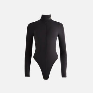 Erlebniswelt-fliegenfischenShops Women Alexis Zip Front Bodysuit - Black