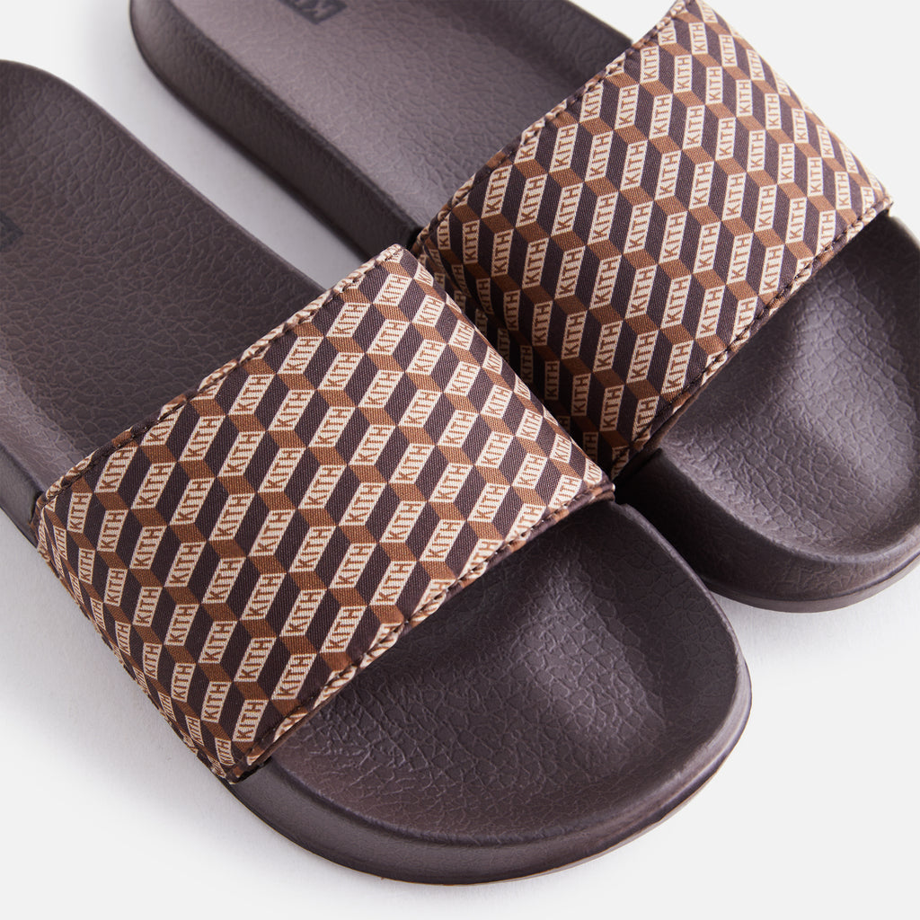 Kith Women Monogram Slides Canvas