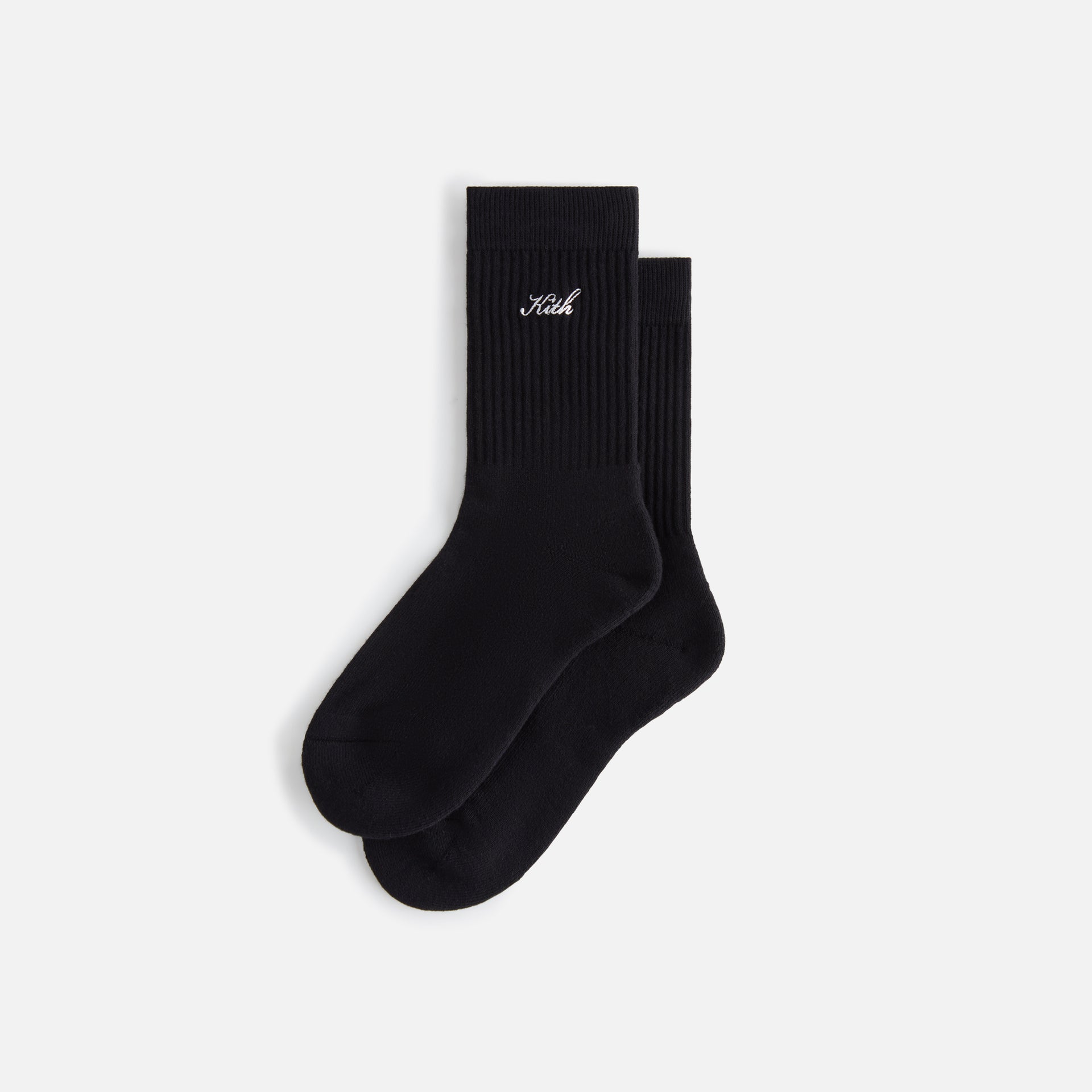 Kith Women Script Classic Crew Socks - Black