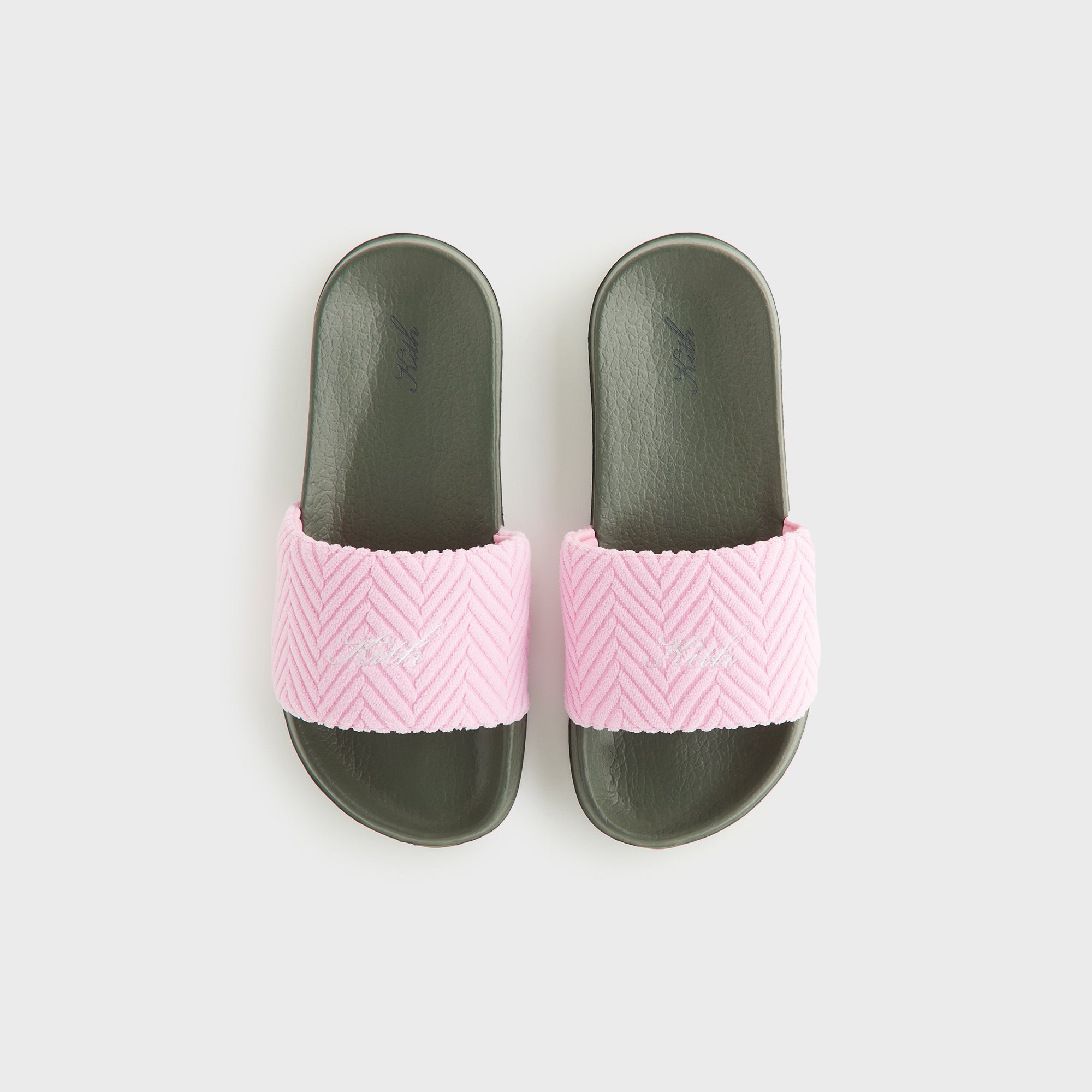 Kith Women Herringbone Terry Slides - Bubble display picture 1