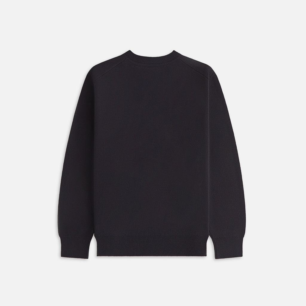 Kith Women Verone V-Neck Sweater ロゴ 黒