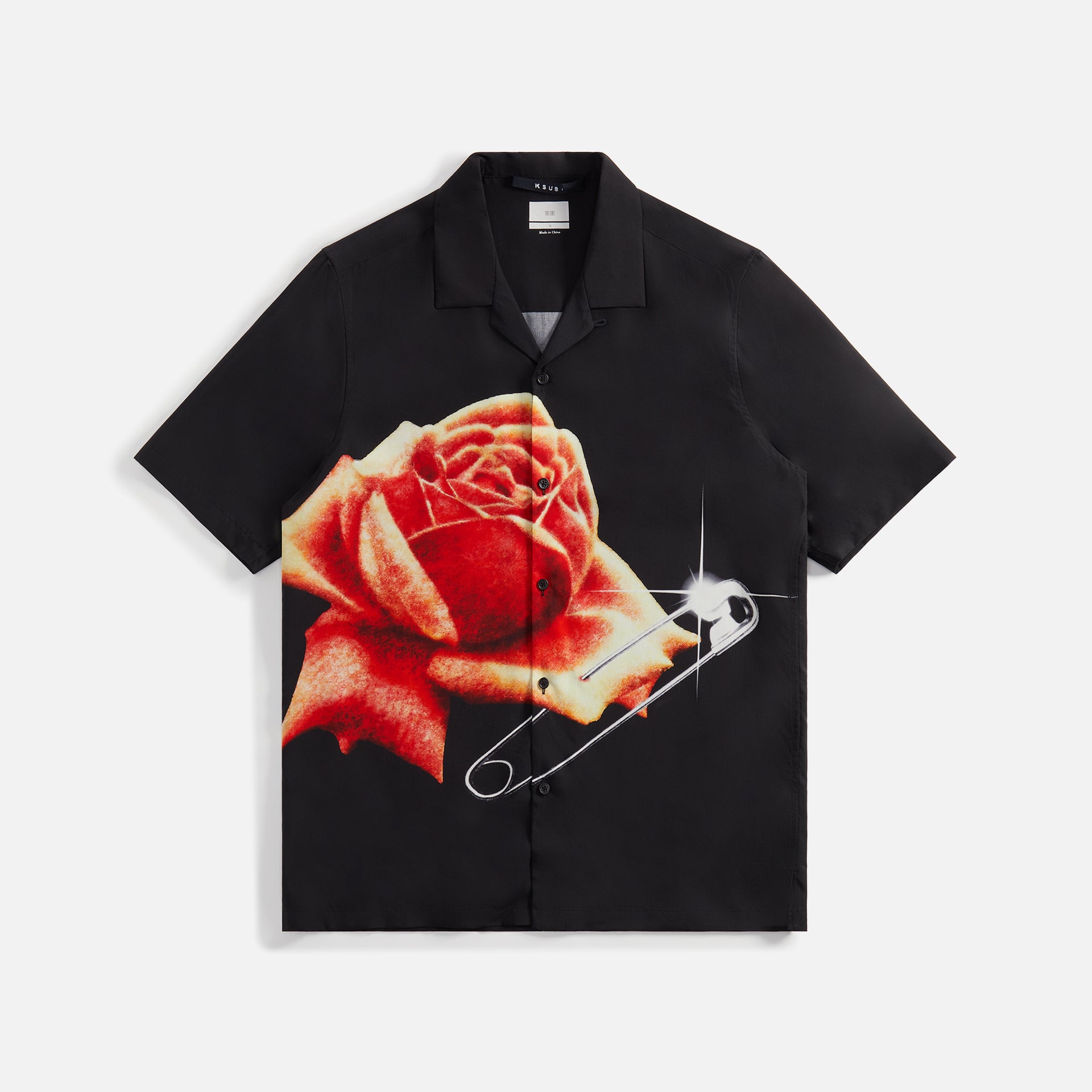 Ksubi Rose Garden Resort Shirt - Black