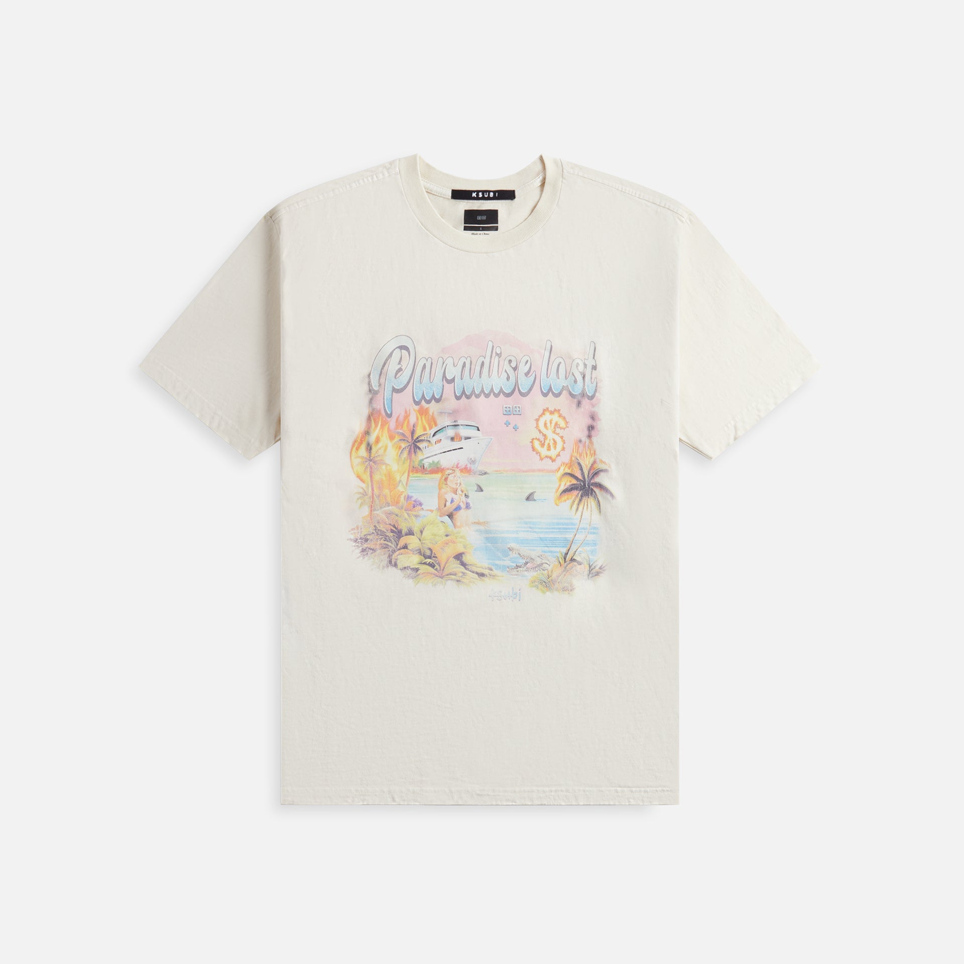 Ksubi Paradise Biggie Tee - Dusty Desert