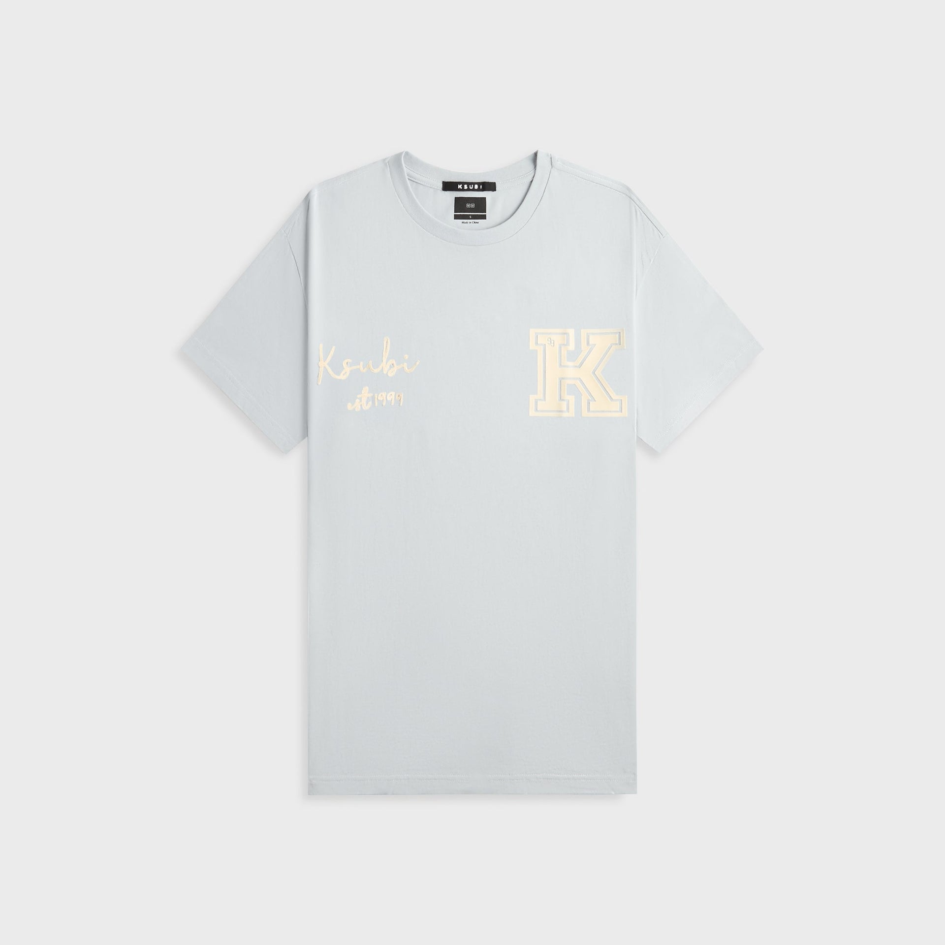 Ksubi Salud Biggie Short Sleeve Tee - Blue Mist