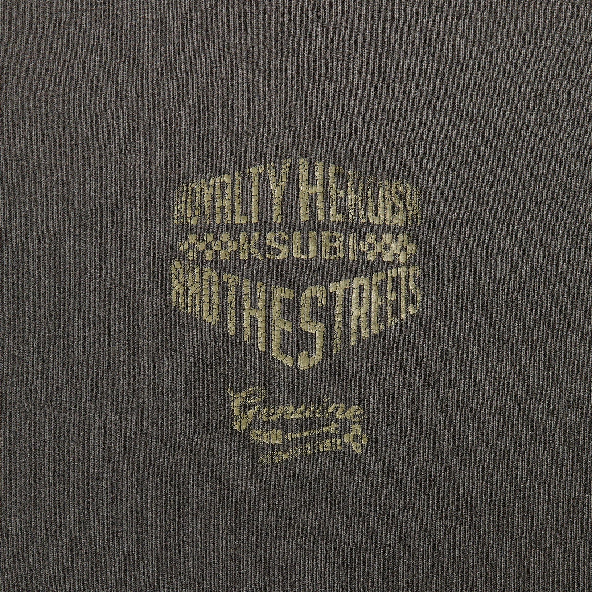 Ksubi Garage Biggie Tee in Faded Black