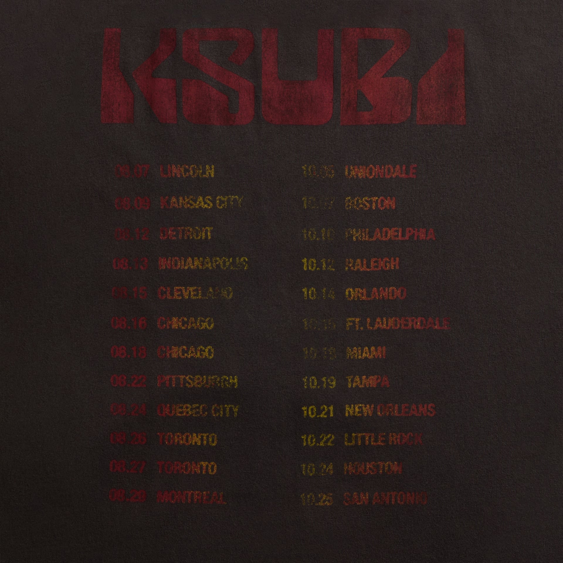 Ksubi Venom Ekcess Tee - Faded Black