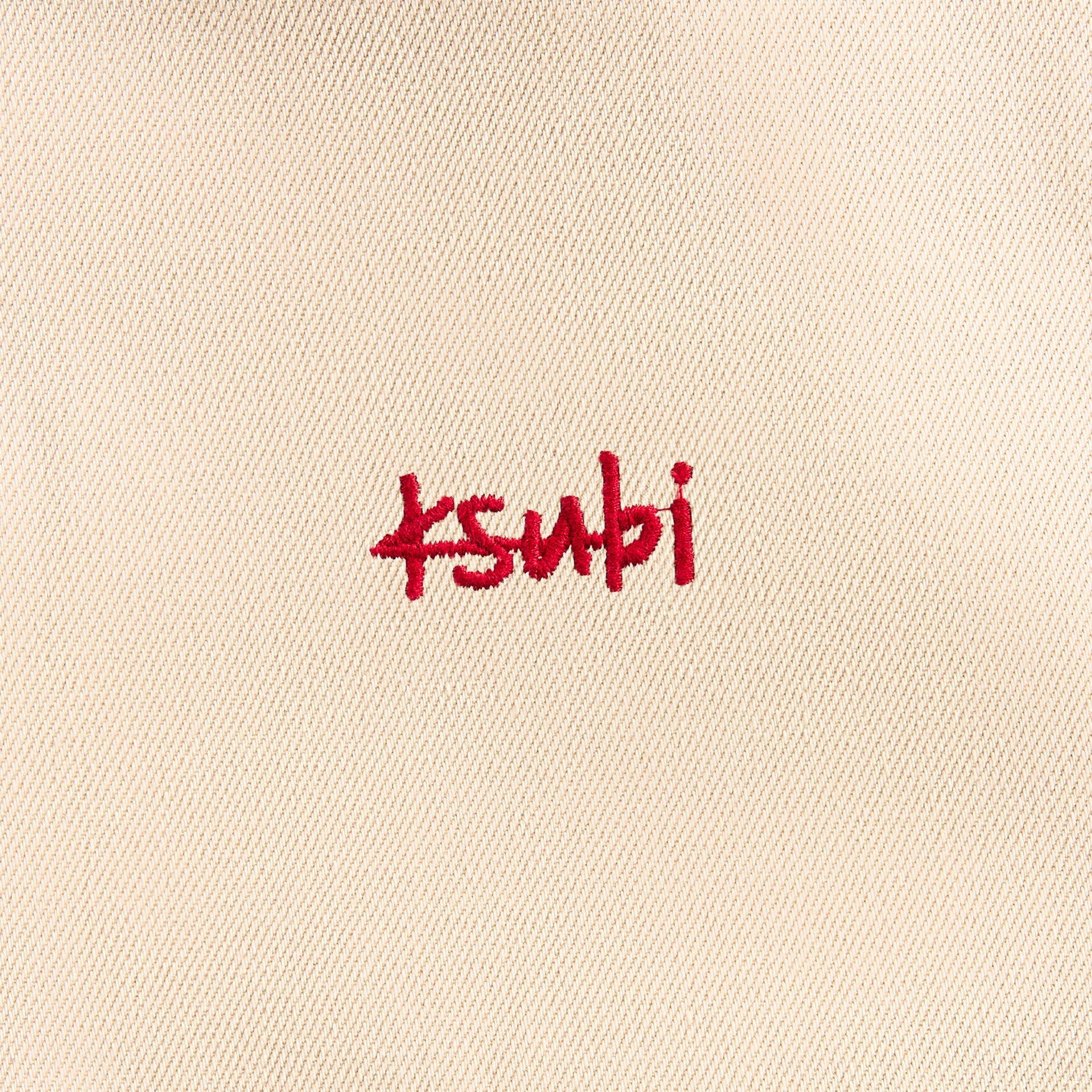 Ksubi Zipped Denim Hoodie - Ecru