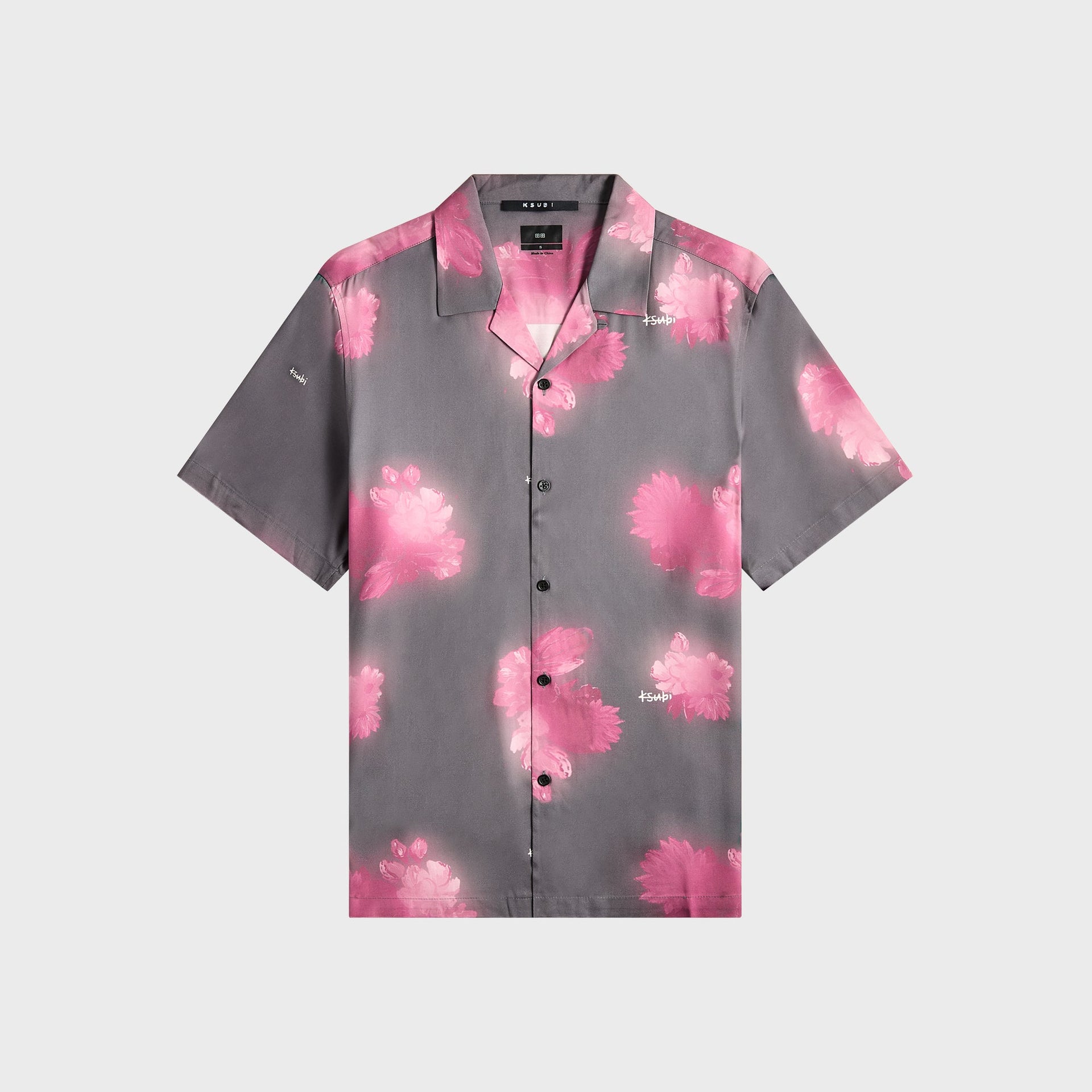 Ksubi Cursed Resort Short Sleeve Shirt in Black