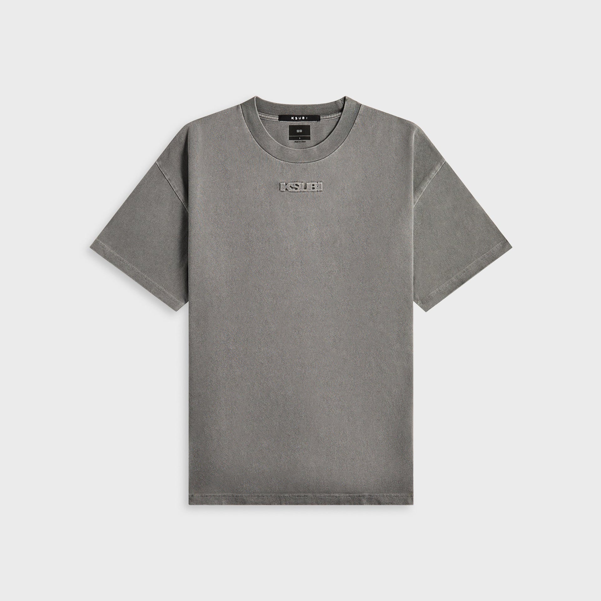 Ksubi Intruder Ekcess Short Sleeve Tee in Charcoal