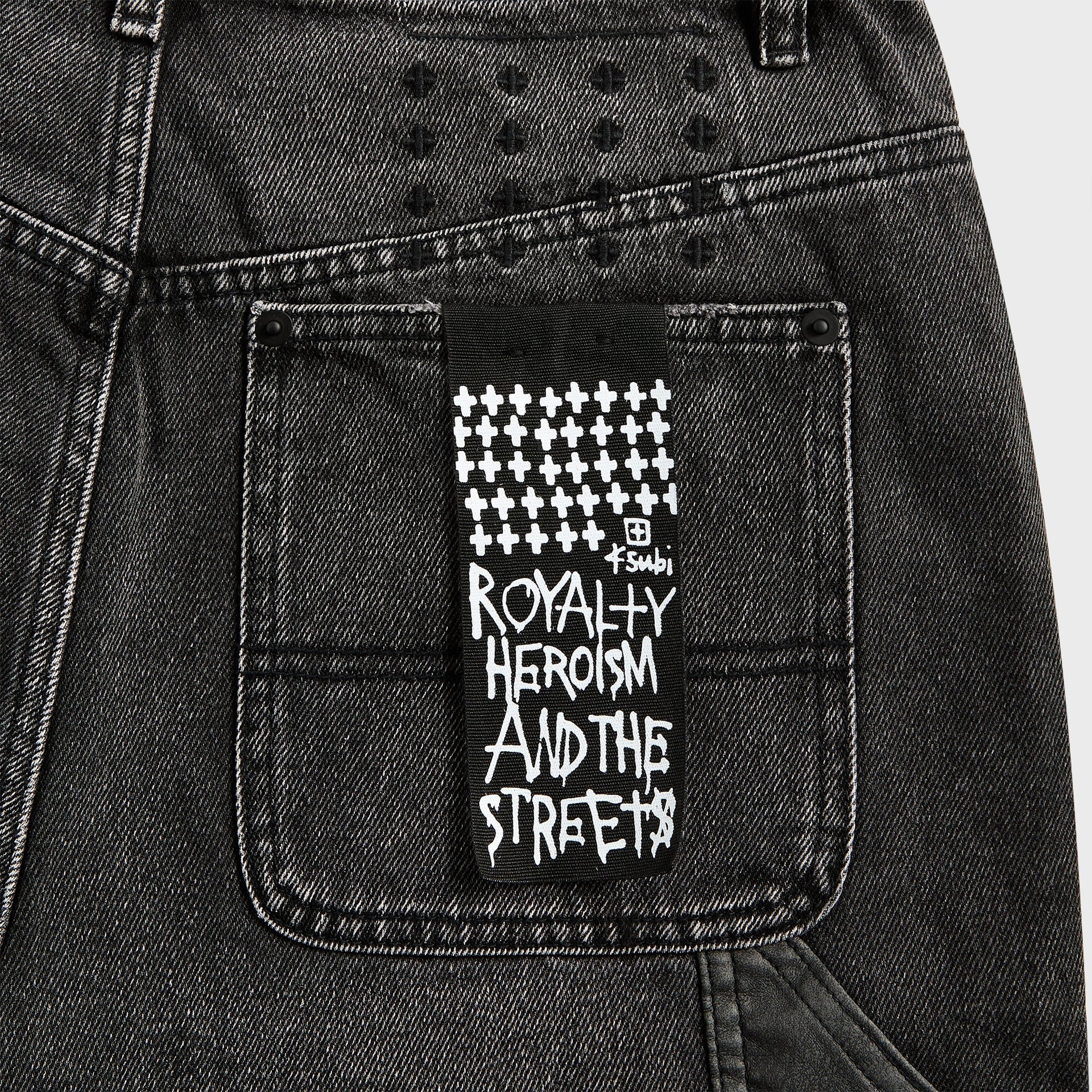 Ksubi Maxx Operator Short Torqued in Black