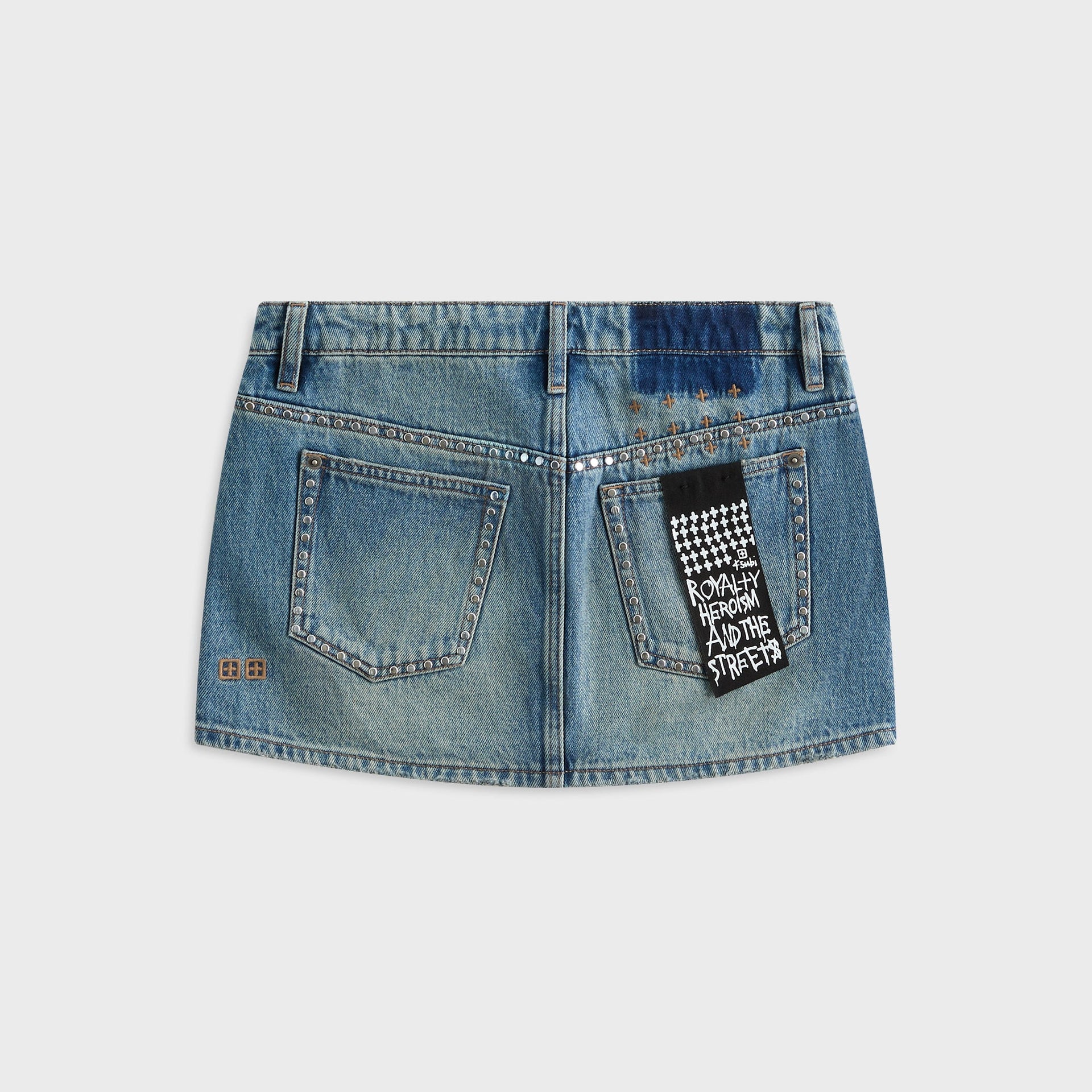 Ksubi Micro Mini Skirt - Texas Blue