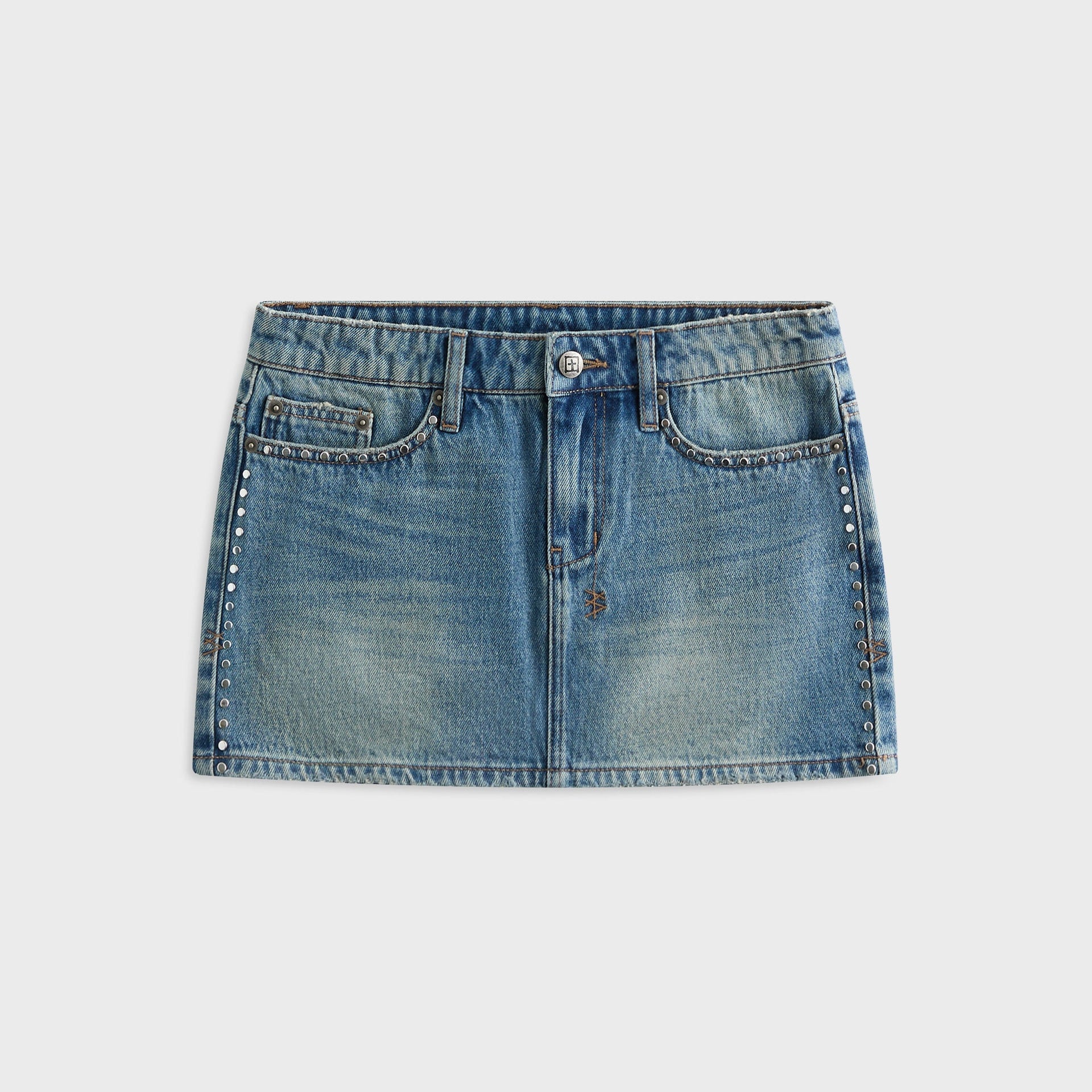 Ksubi Micro Mini Skirt - Texas Blue