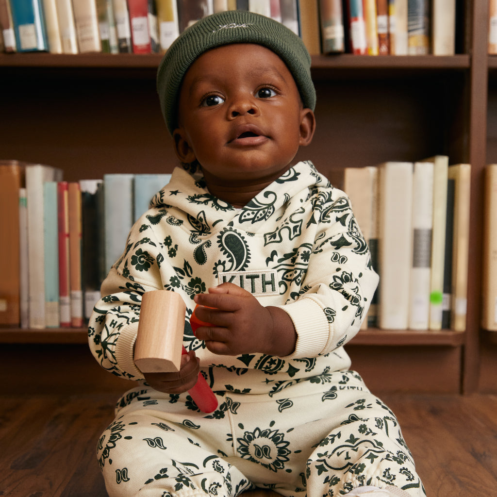 Kith Baby Printed Nelson Hoodie Sandrift