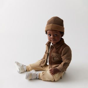 UrlfreezeShops Baby Color-Block Knit Apollo Shirt - Teak
