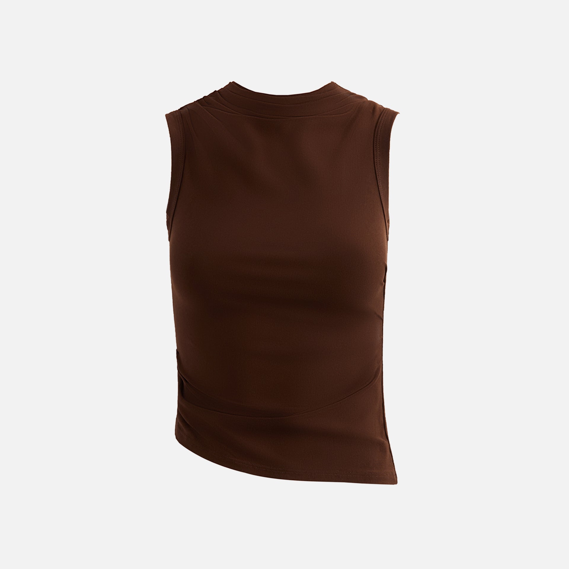 The Line by K Selma Tank - Chocolate
