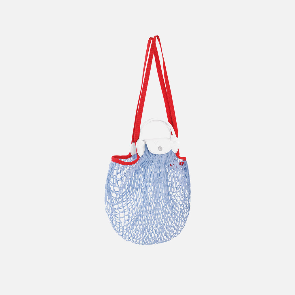 Longchamp Le Pliage Filet Tri Knit XS Crossbody Bag Baby - Sky Blue – Kith