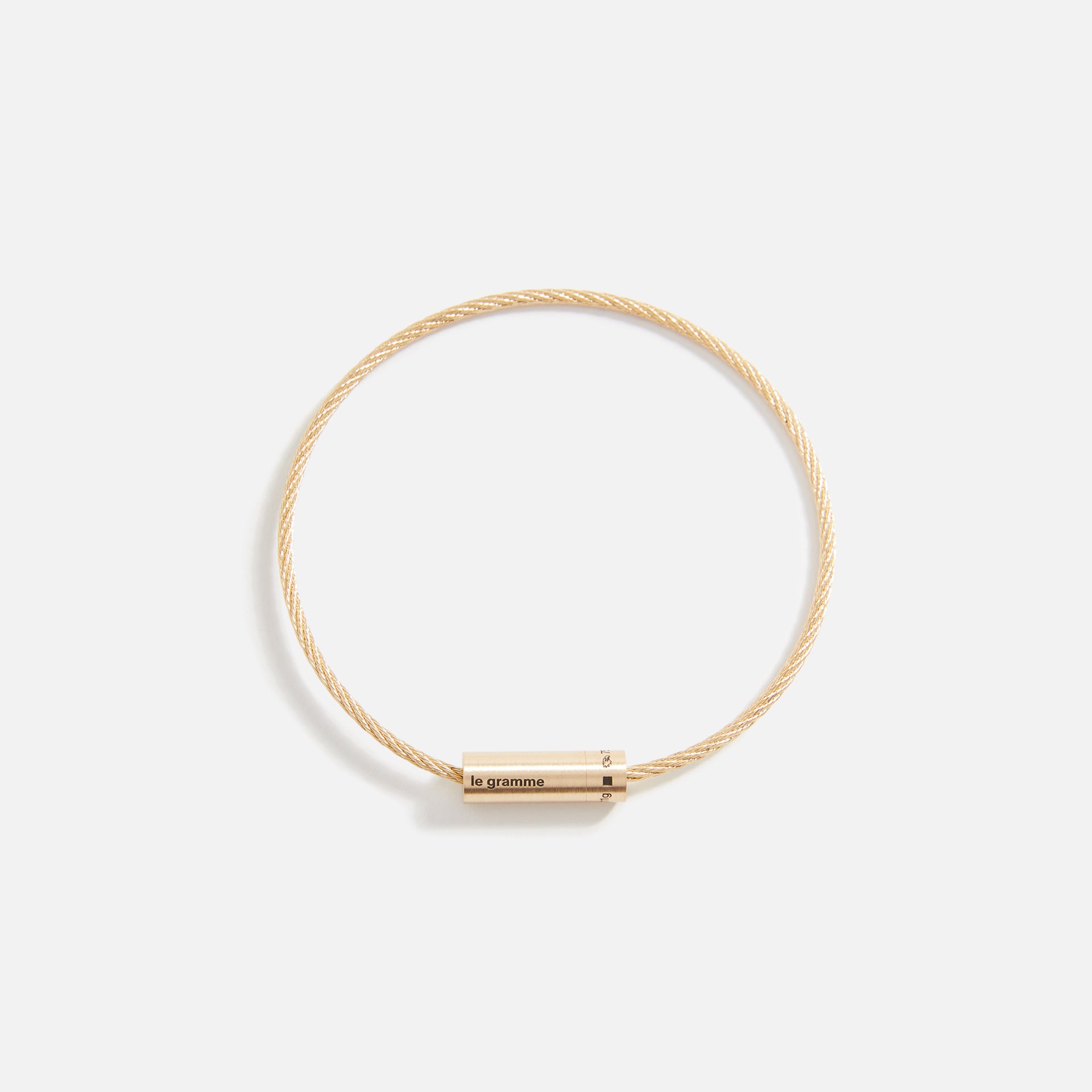 Le Gramme Bracelet Cable 11 - Yellow Gold