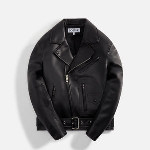 camo printed coach jacket - Black