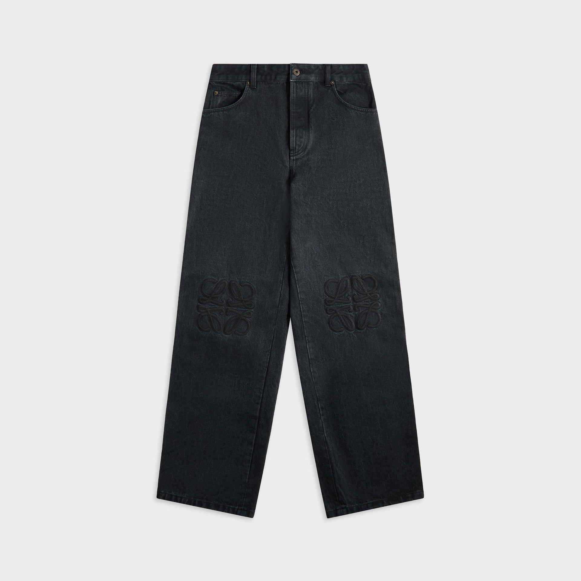 Loewe Anagram Baggy Jeans in Black