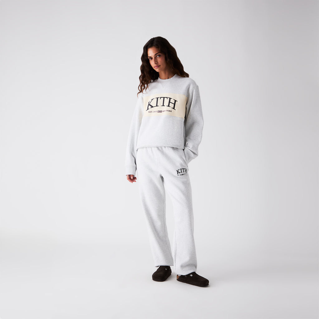 Kith Women Chelsea III Sweatpant Light Heather Grey