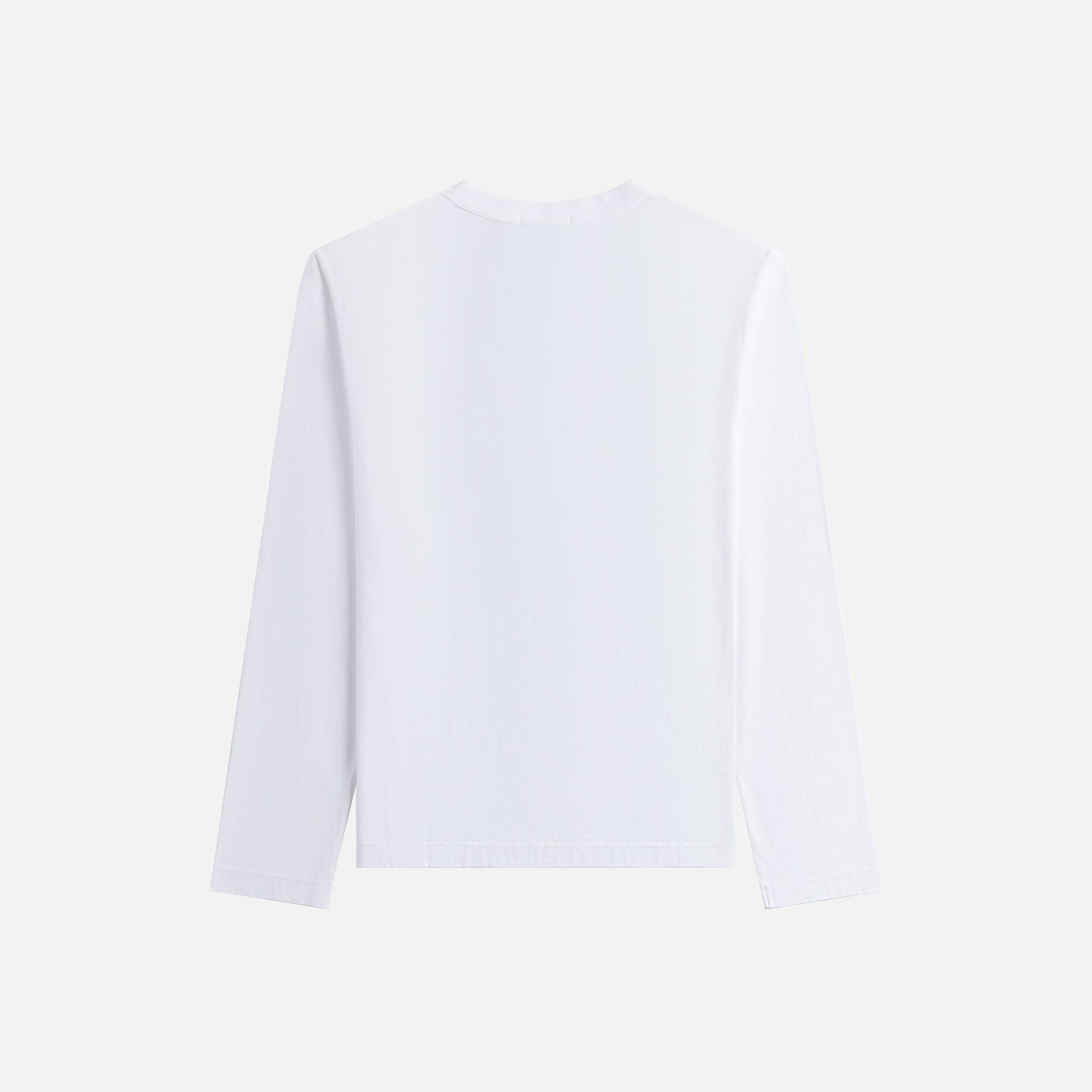 Tekla Long Sleeve Sleeping Tee - White