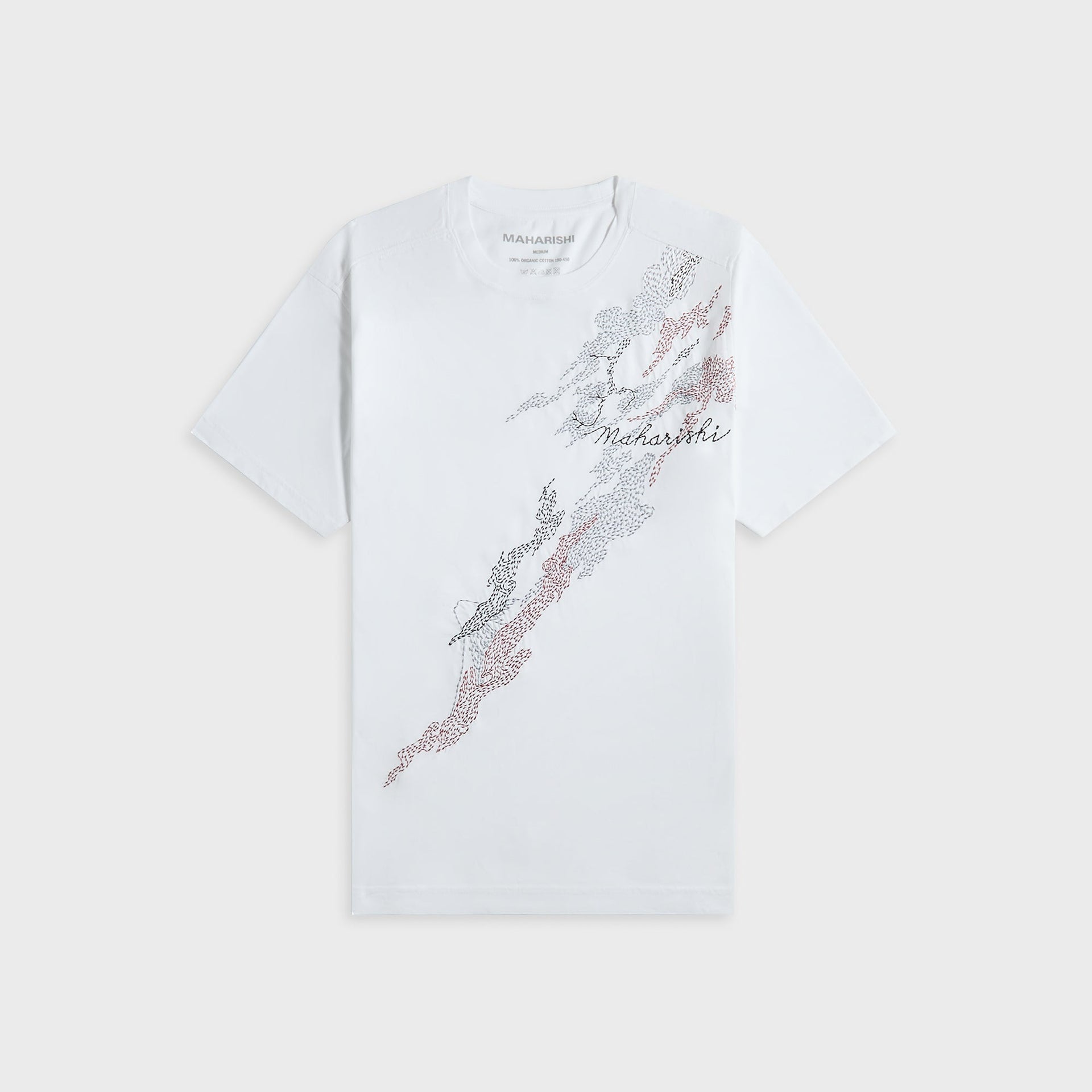 Maharishi Sashiko Bonsai Tee in White
