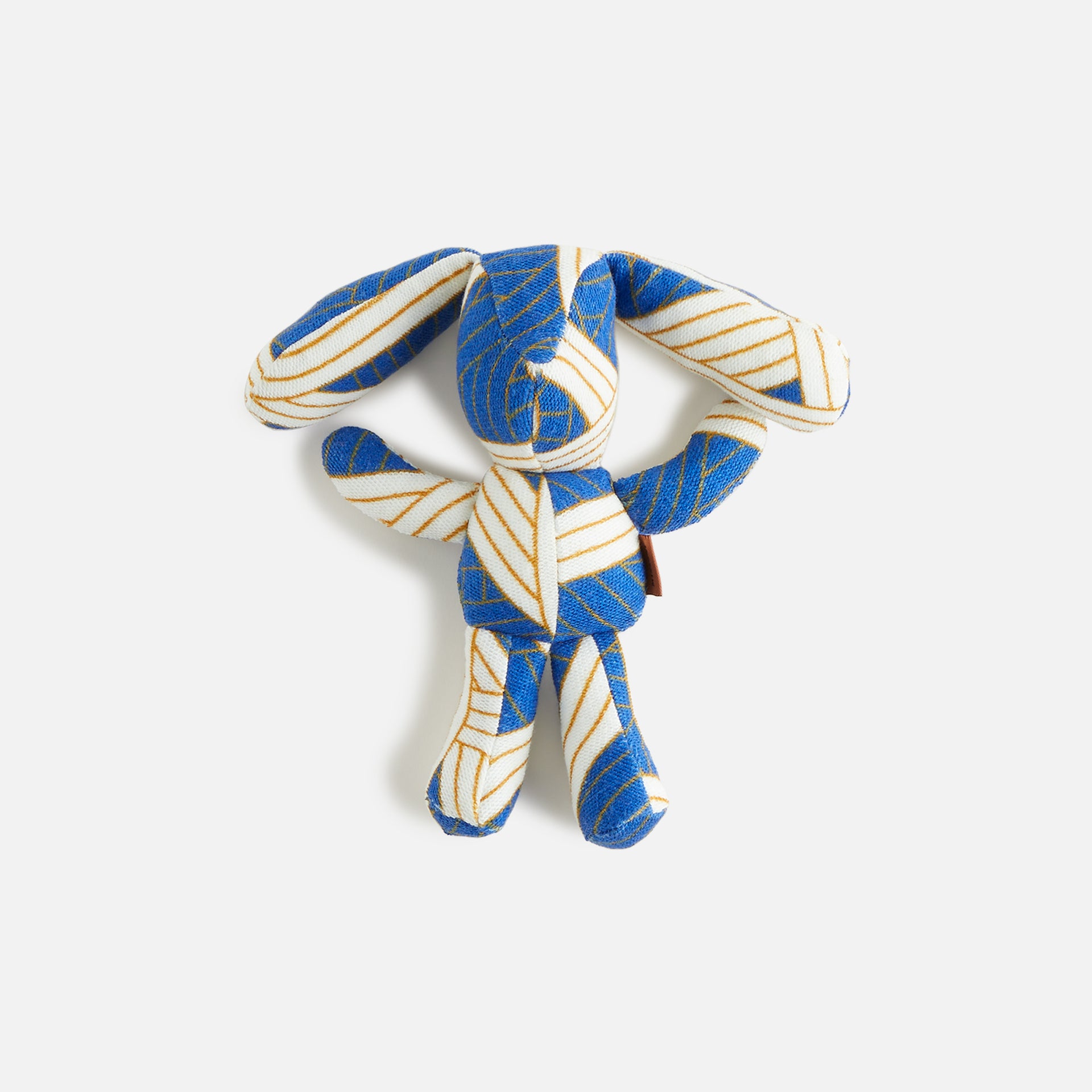 Missoni Nastri Print Little Rabbit Puppet - Blue