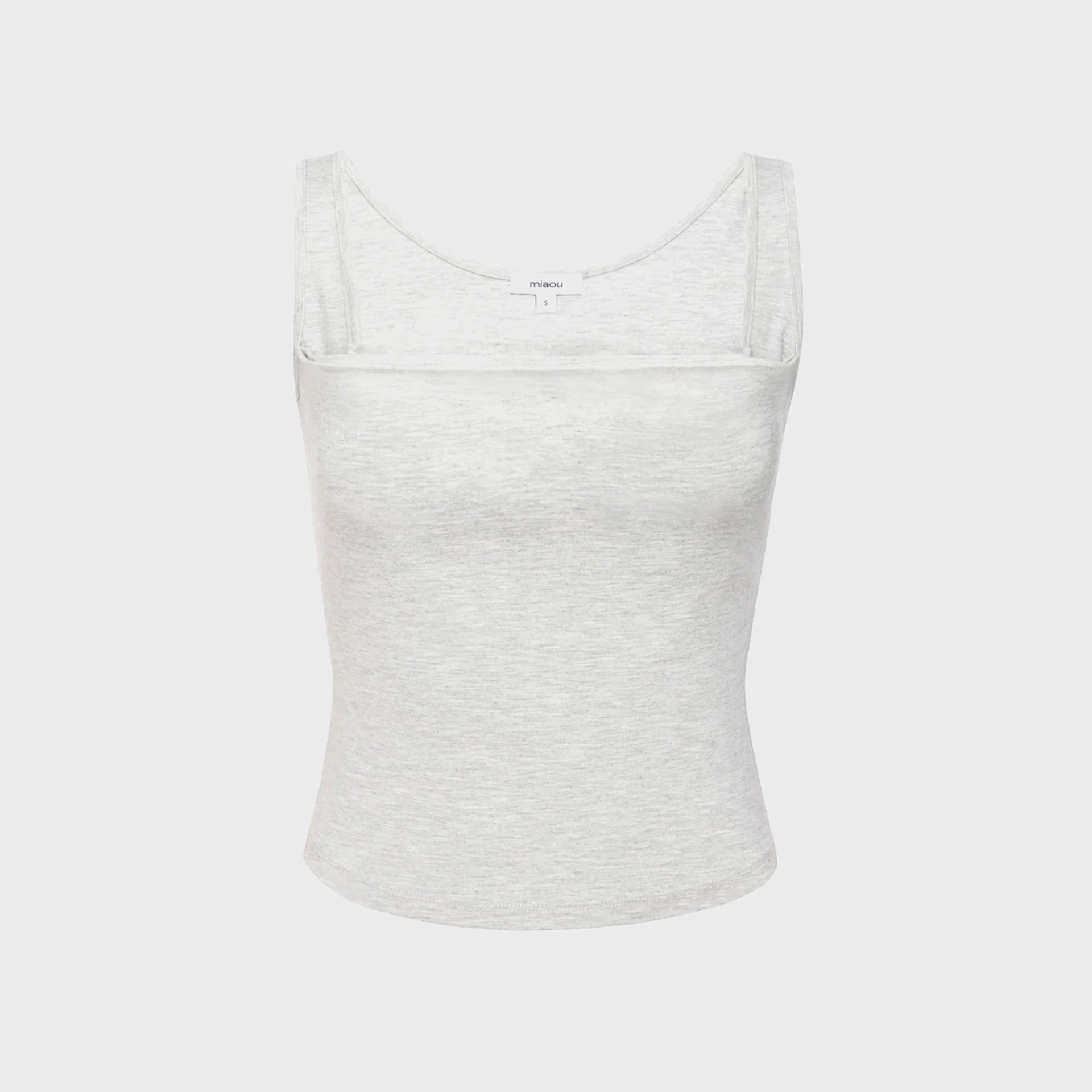 Miaou Luna Top - Heather Grey