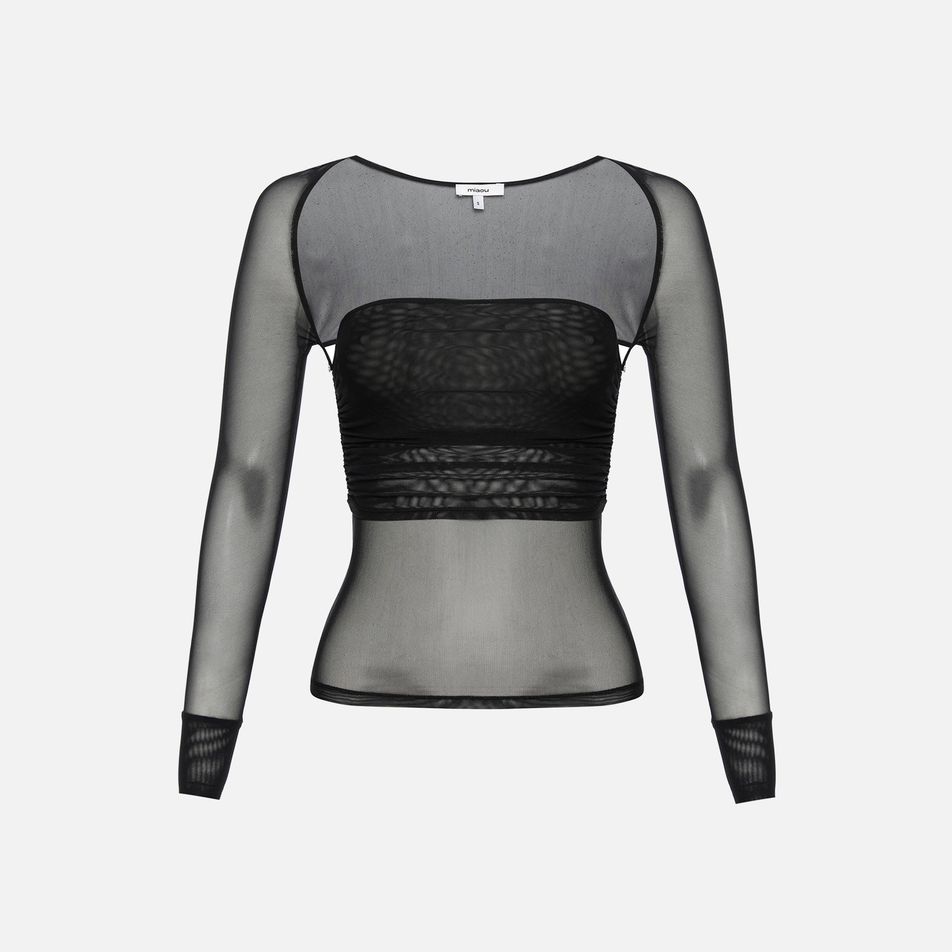 Miaou Iris Top - Black