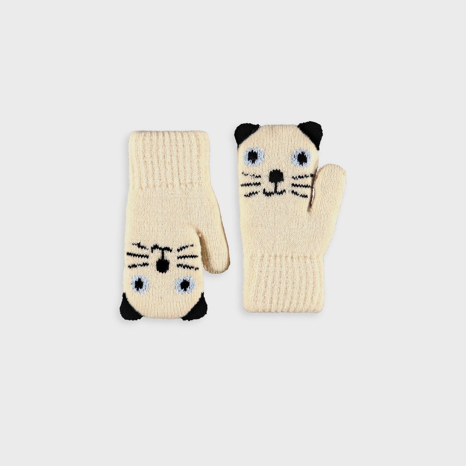 MOLO Kids Kenau Knitted Gloves - Vanilla