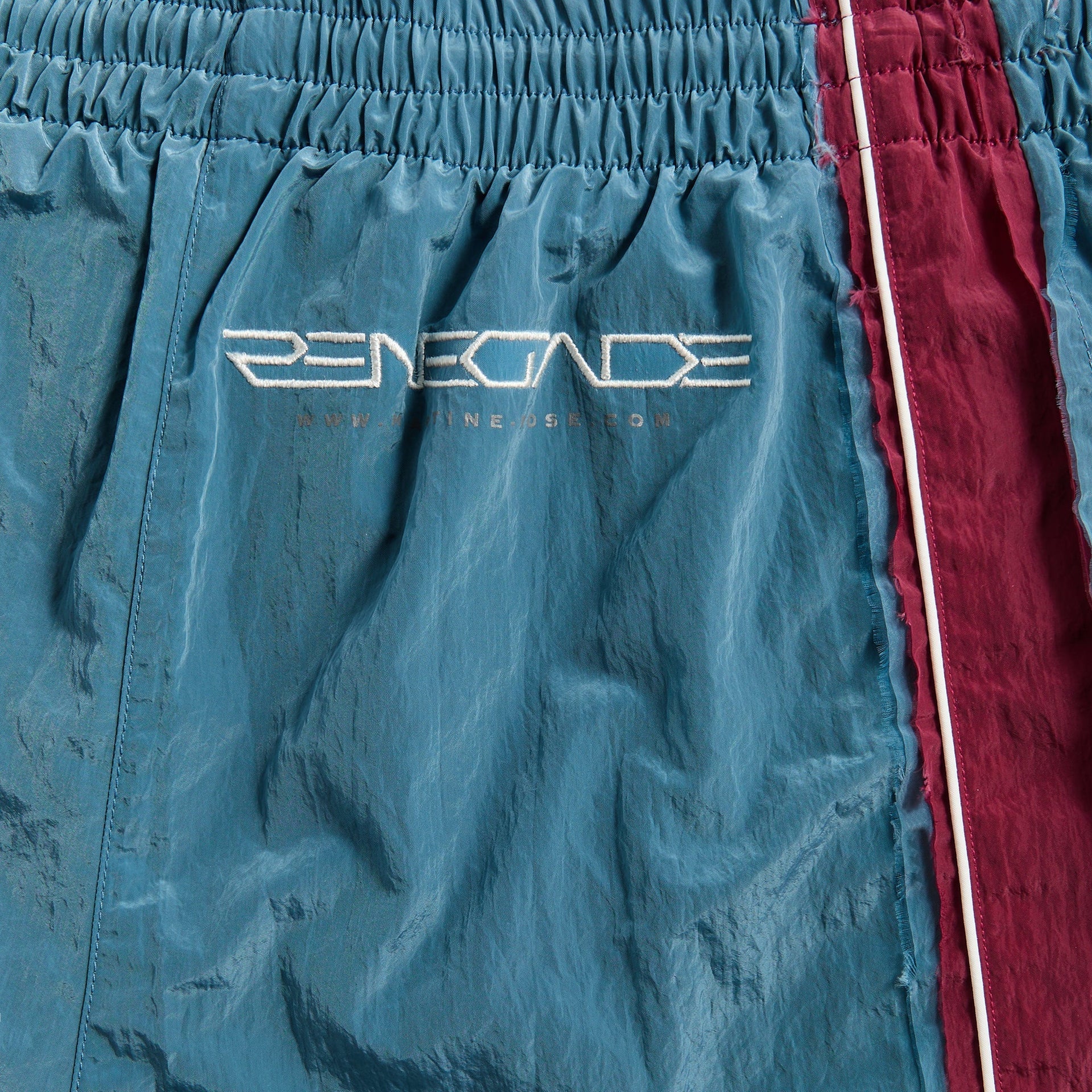 Martine Rose Panelled Track Pant - Blue Teal