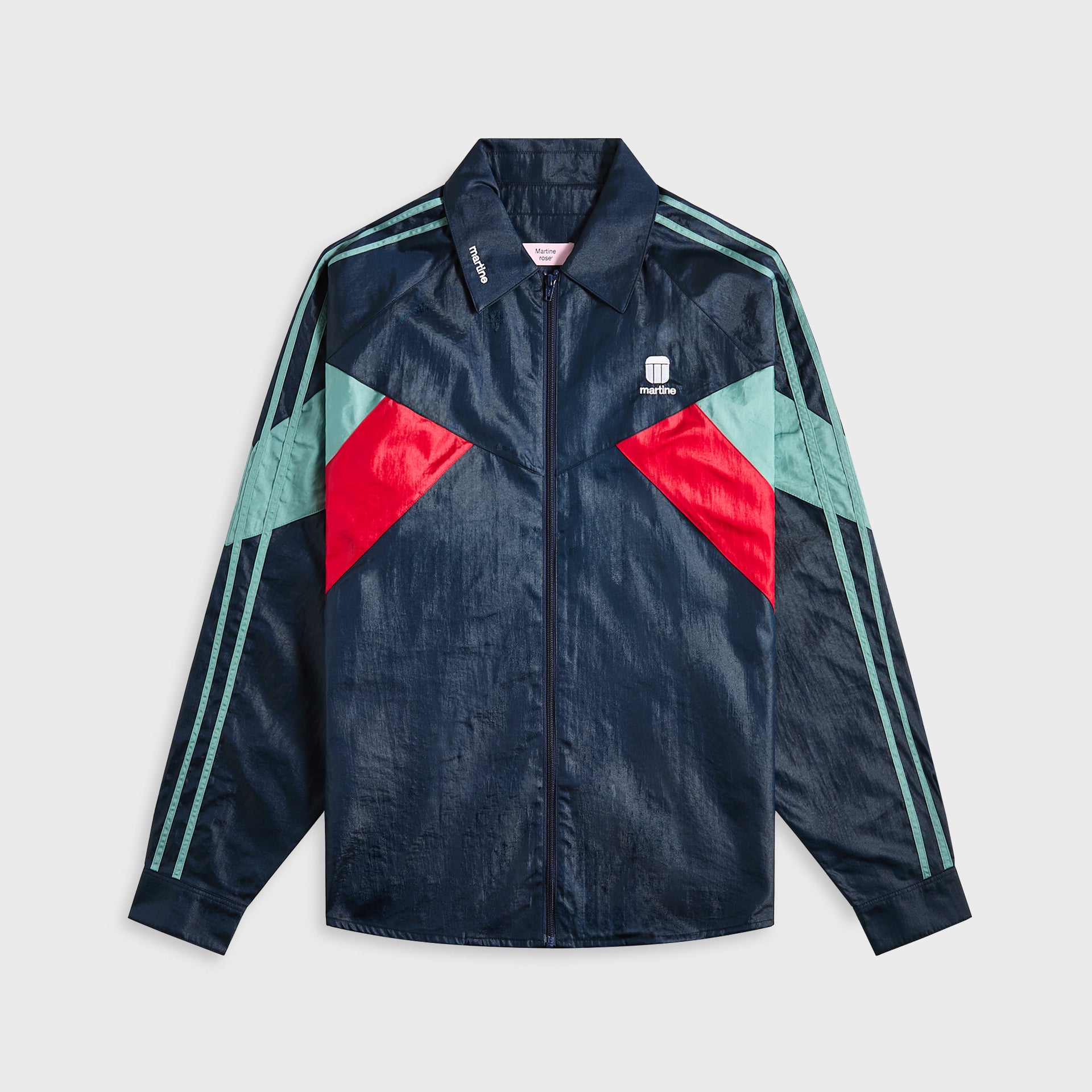 Martine Rose Shirt Track Jacket - Blue Navy