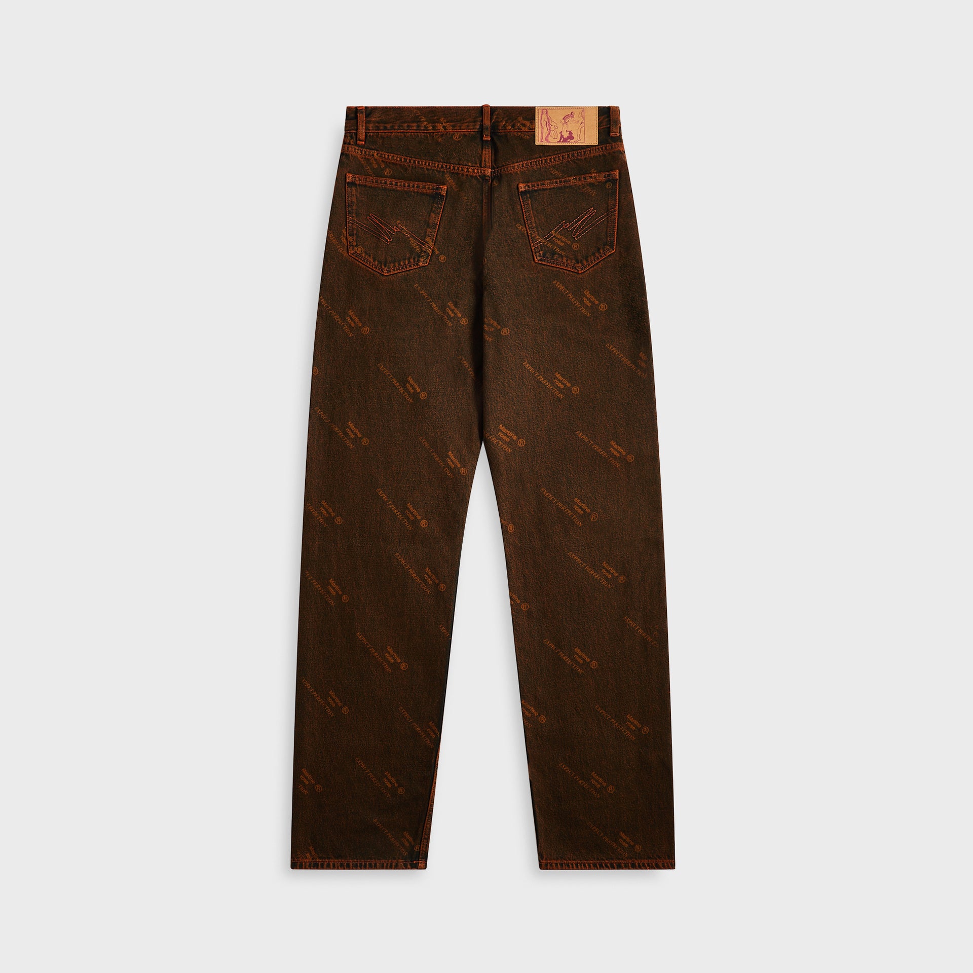 Martine Rose Relaxed Fit Jean - Orange Laser