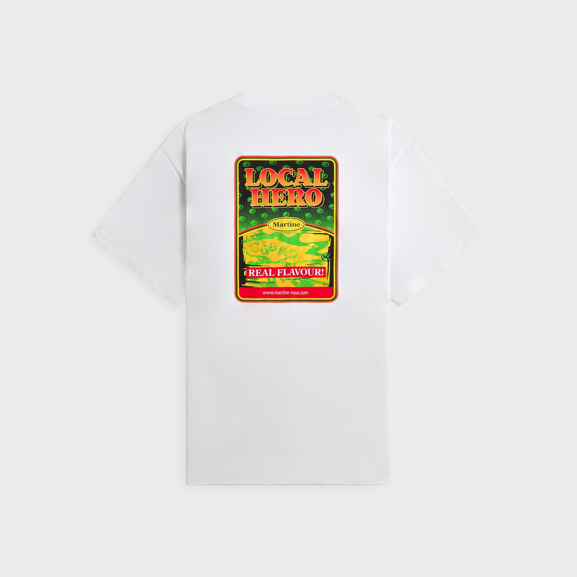 Martine Rose Oversized Tee - White Local Hero