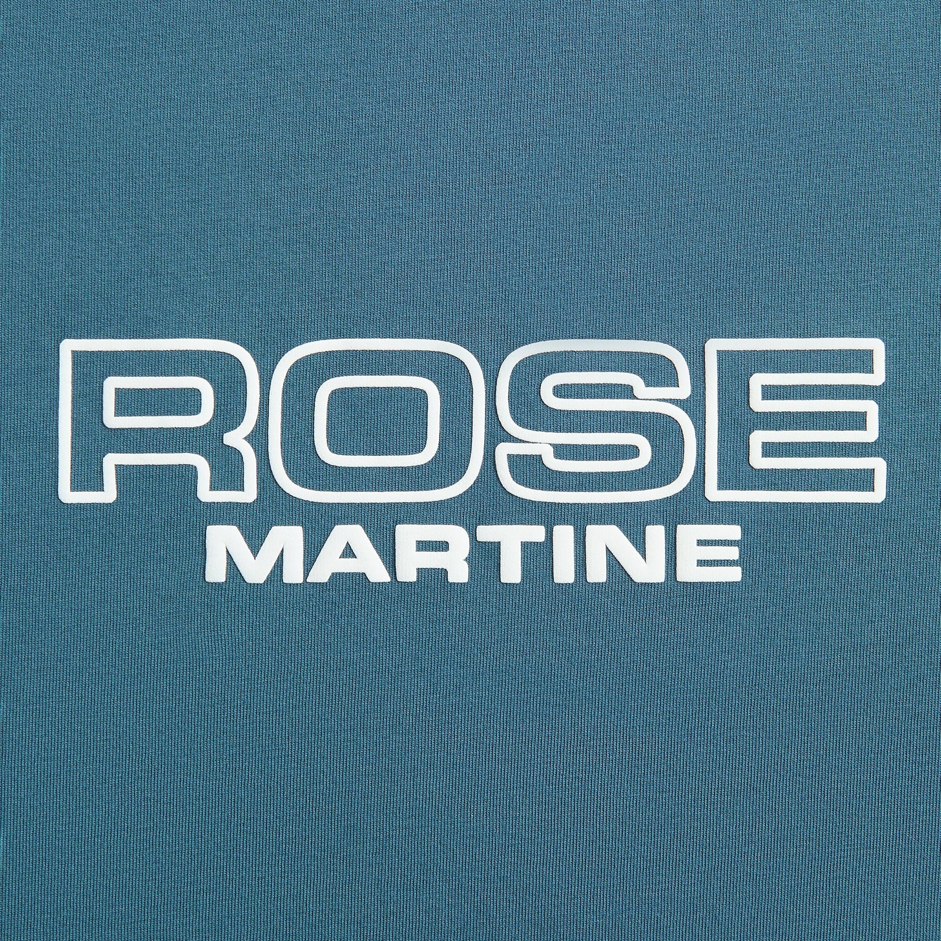 Martine Rose Oversized Paneled Tee - Blue Agean Rose