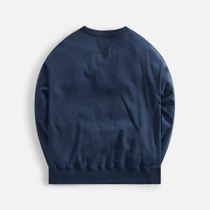 Margiela Organic Cotton Fleece Sweatshirt - Blue