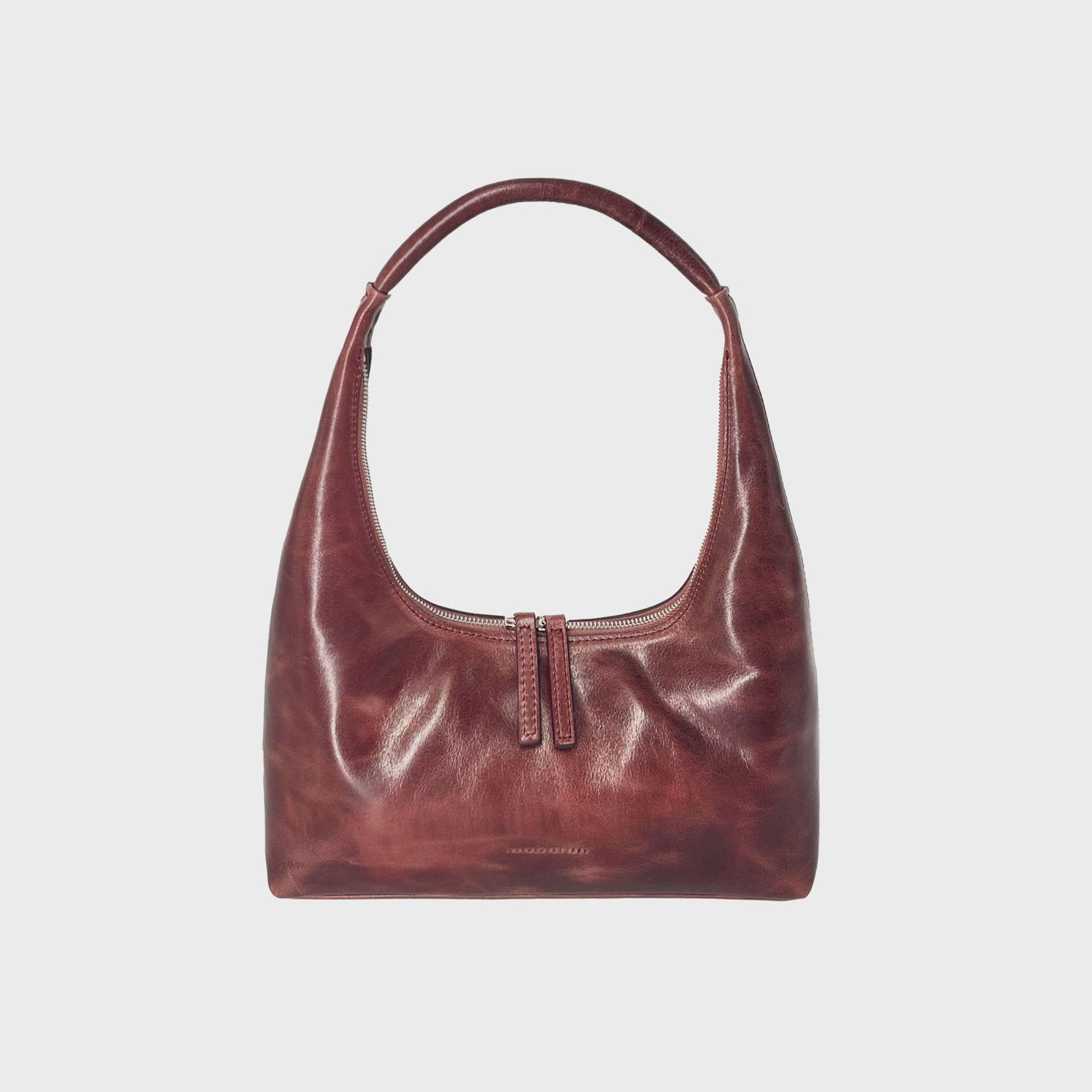 MARGESHERWOOD Hobo Shoulder Bag - Wine