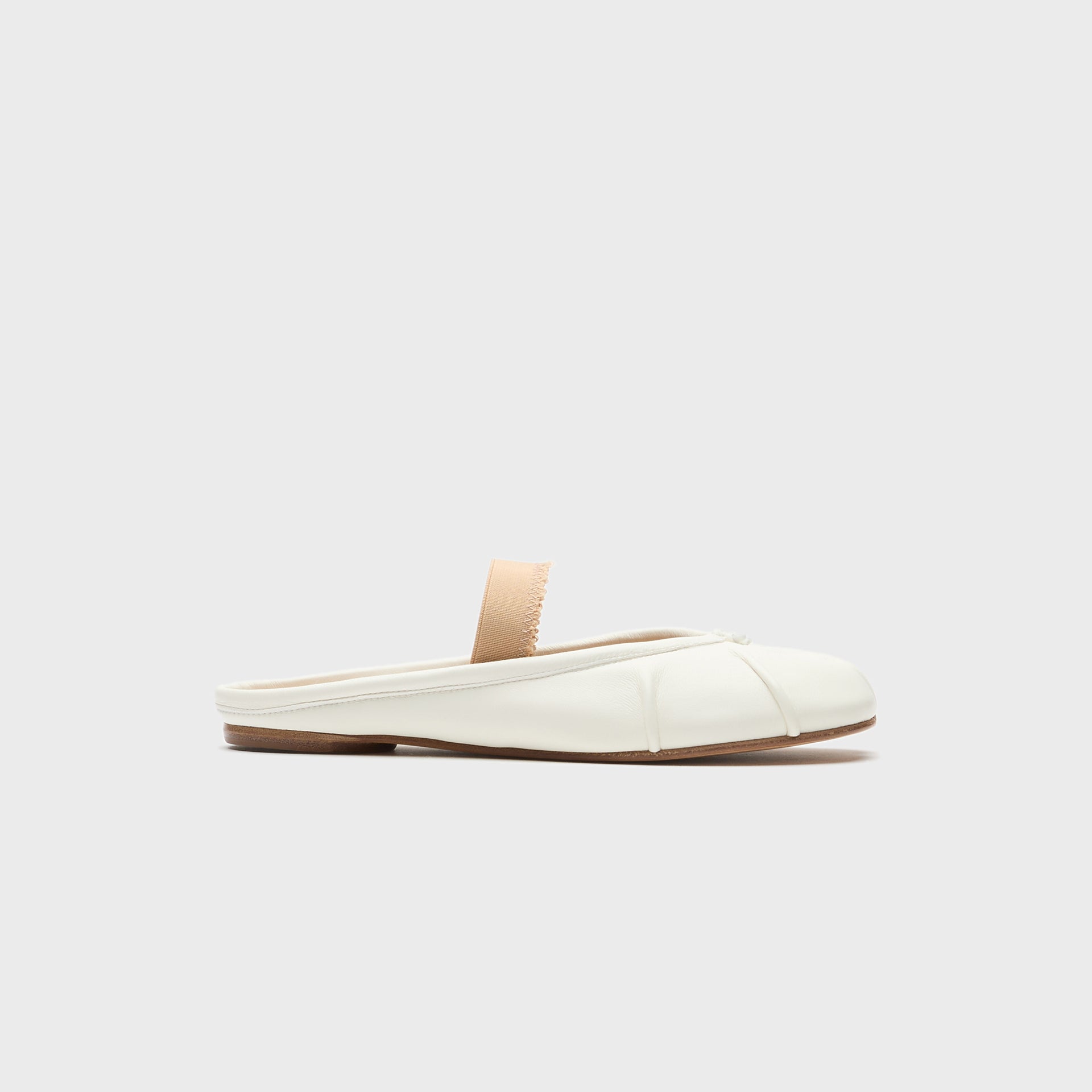 Maison Margiela Tabi Ballerina Mule Elastic Band - White