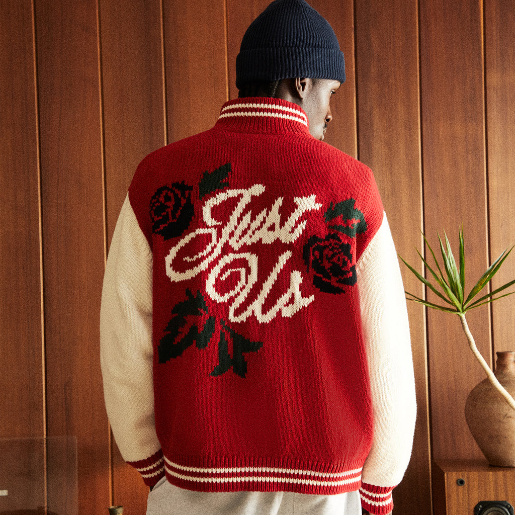 Kith Wyona Full Zip Varsity Sweater - Fame