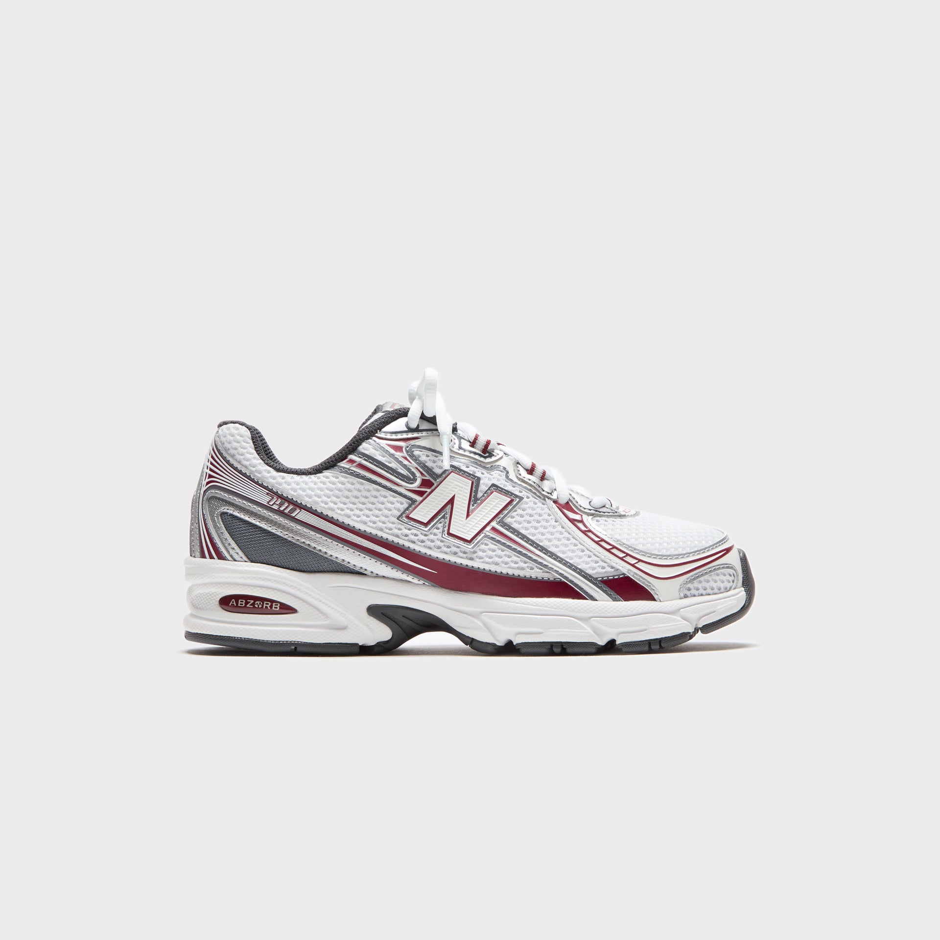 New Balance 740 - White / Mercury Red