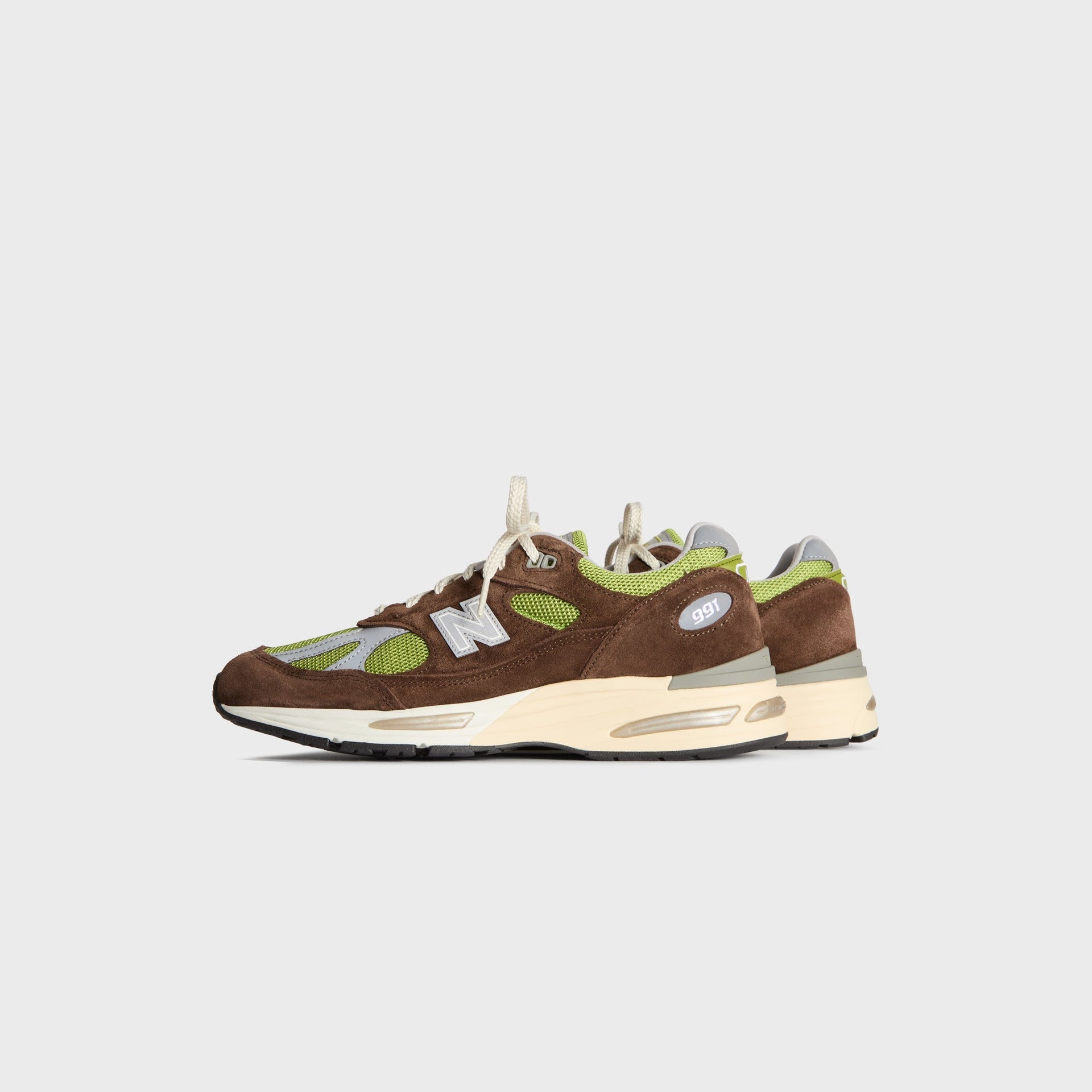 Kith & Daniëlle Cathari | New Balance Made in UK 991V2 "Reverse" - Chocolate Brown / Pistachio - PH