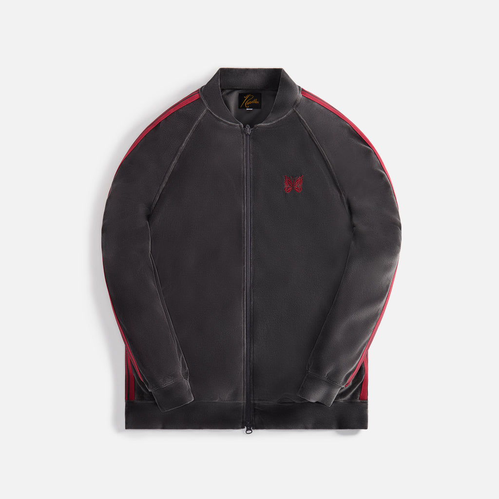 Needles R.C. Track Jacket - Velour Charcoal