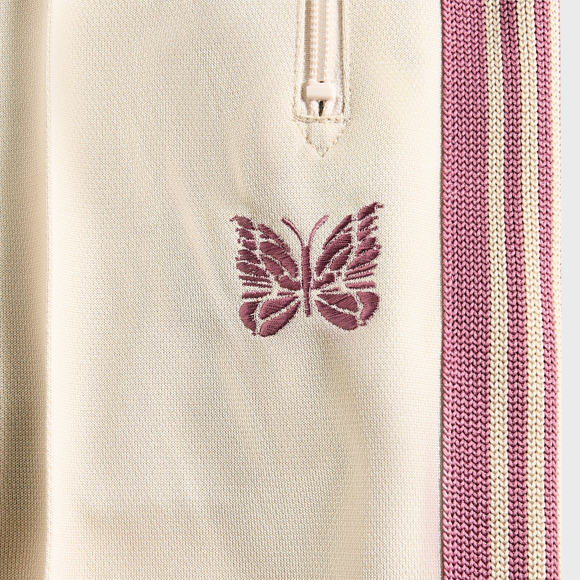 Needles Track Pant Poly Smooth - Ivory