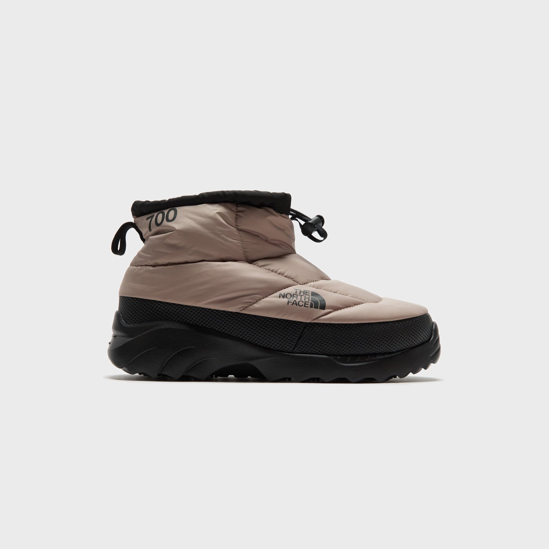 The North Face Nuptse Traction Chukka - Mushroom Grey / TNF Black